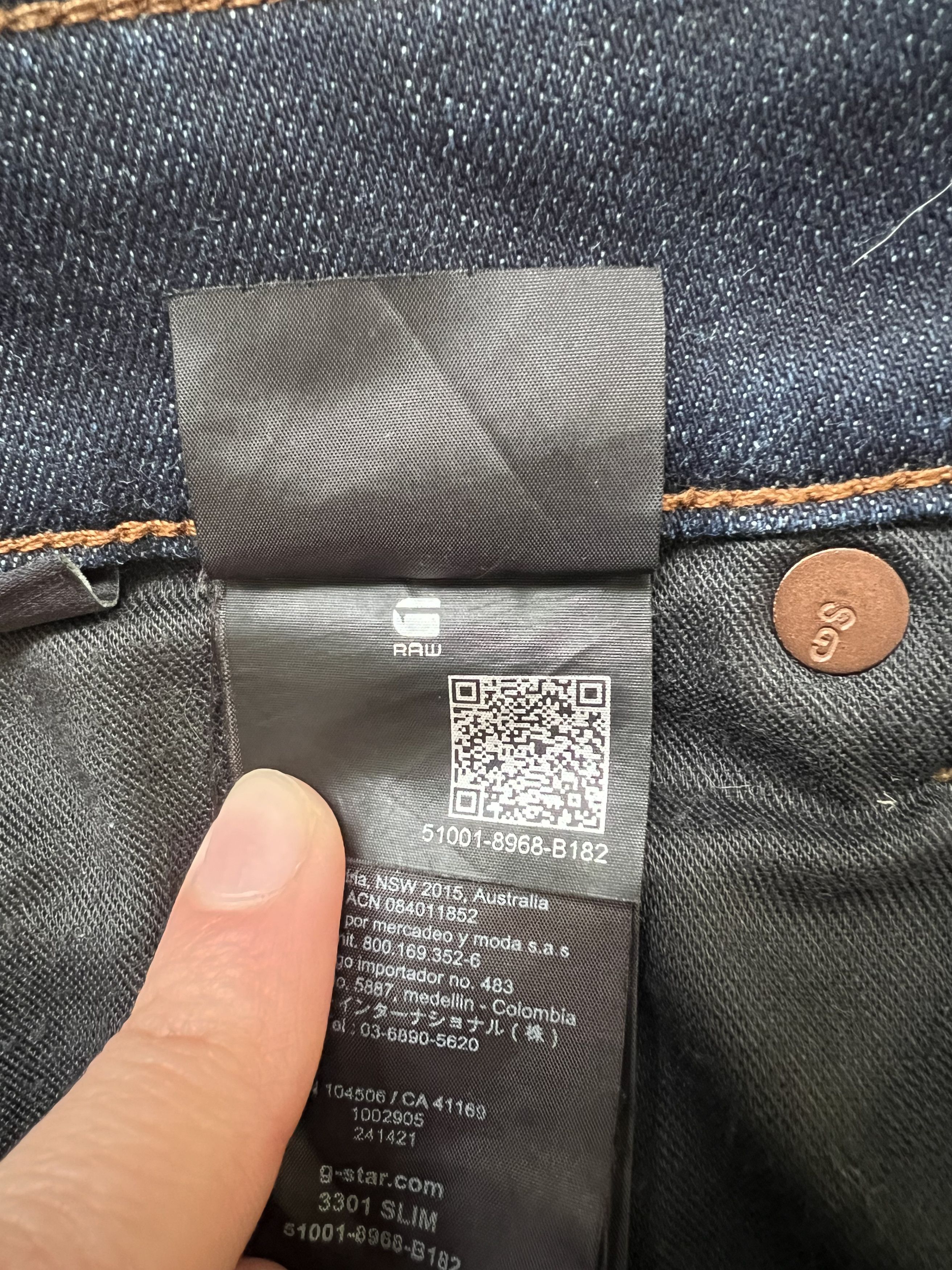 G-Star G-Star Raw 3301 Jeans Slim 32/30 Size US 32 / EU 48 - 9 Thumbnail