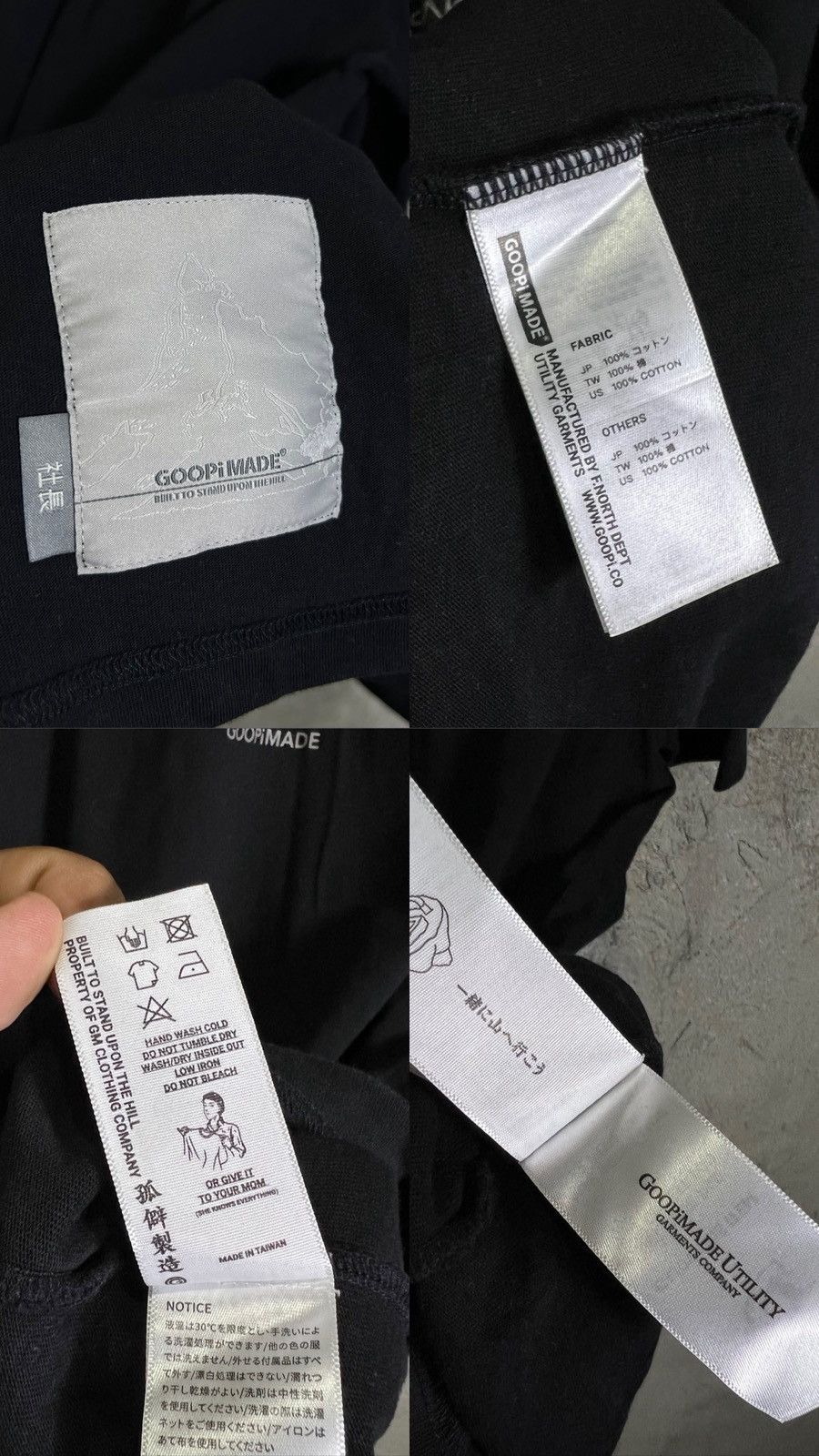 GOOPiMADE GOOPIMADE (BUNDLE TEE) - #93 Blueprint & #041 Don't Fool Me. Size US XL / EU 56 / 4 - 9 Thumbnail
