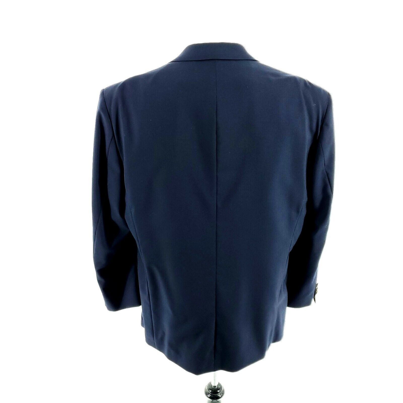 Oscar De La Renta Oscar De La Renta Wool 2 Bronze Button Blazer 42R Blue Tagge Size 42R - 6 Thumbnail