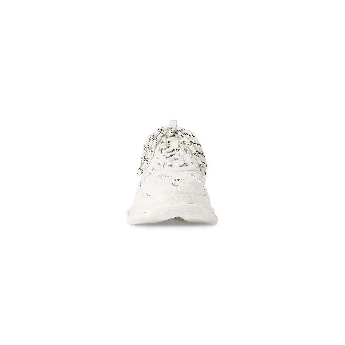 Balenciaga o1mt1gz0225 Triple S Sneakers Allover Logo in White Size US 6 / IT 36 - 3 Thumbnail