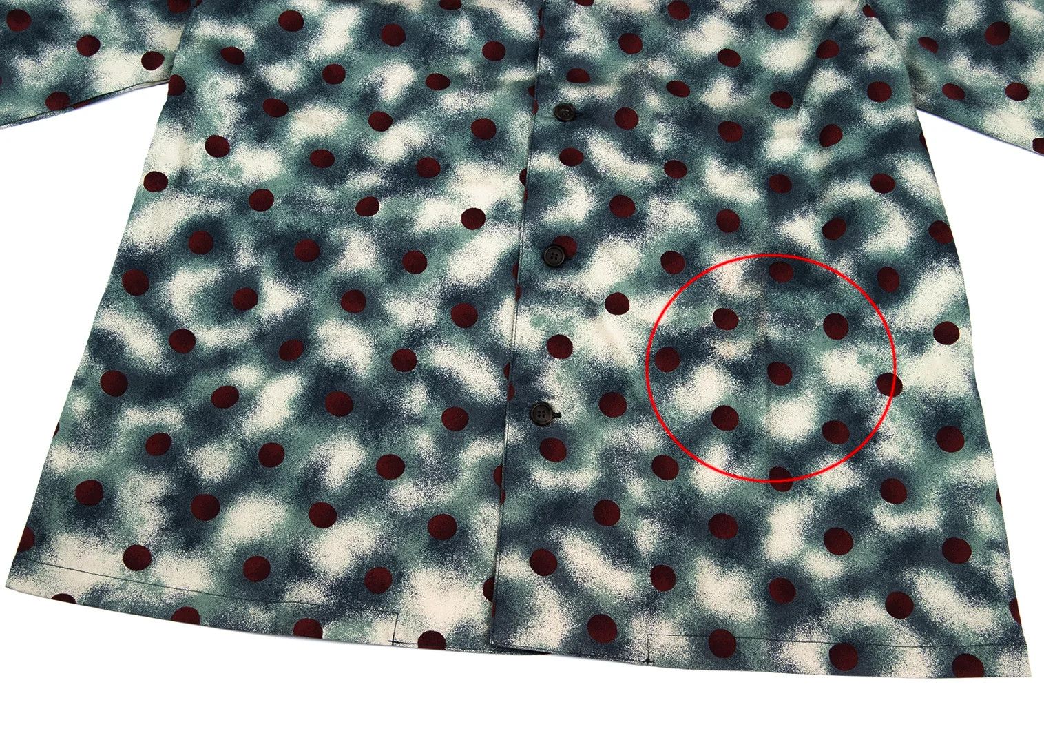 Jean Paul Gaultier Cyber Dot Print Pajama Shirt in Light Blue Tea M Size US M / EU 48-50 / 2 - 7 Thumbnail