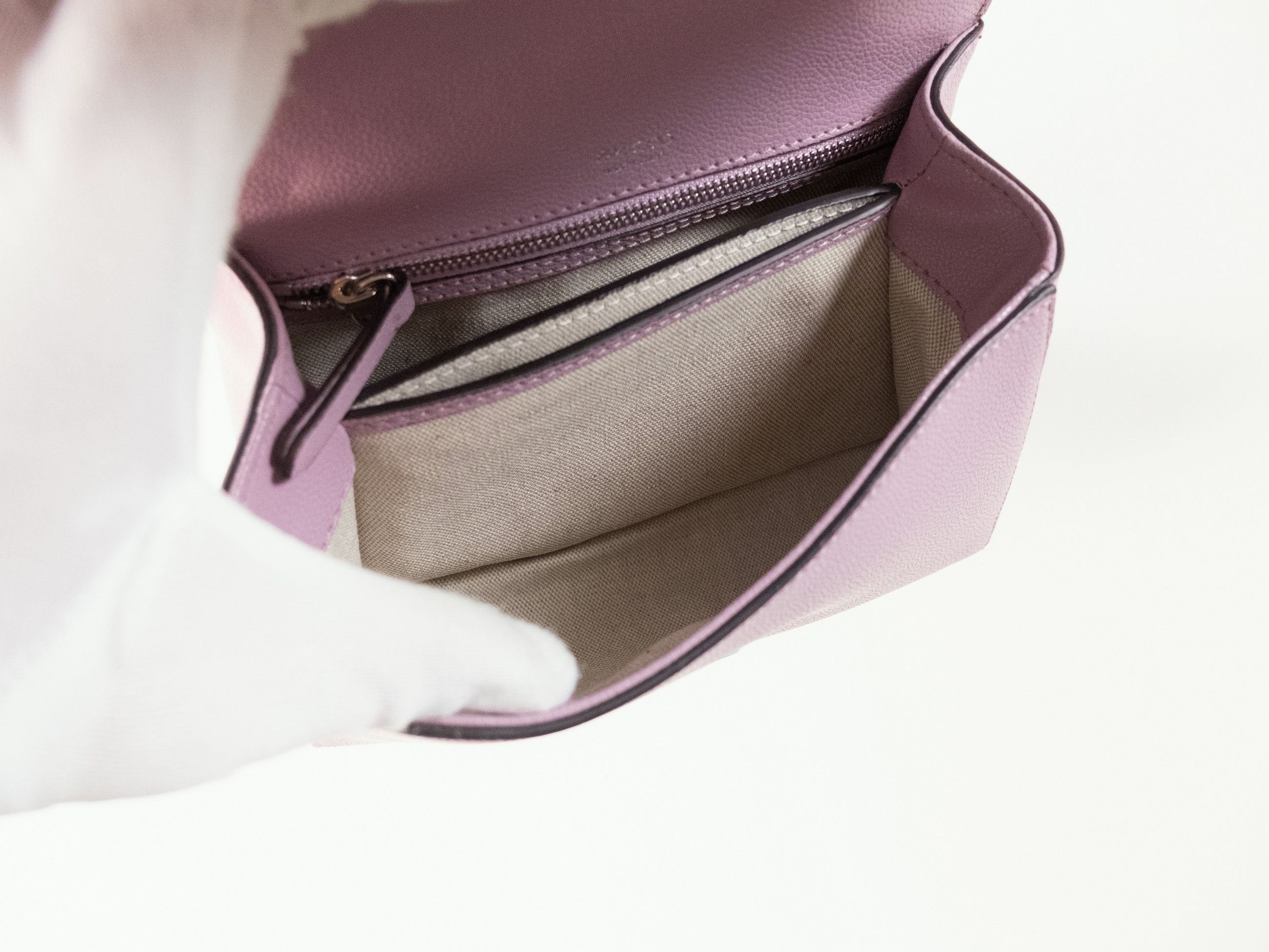 Jimmy Choo JIMMY CHOO Cheri mauve purple small top handle bag Size ONE SIZE - 8 Thumbnail
