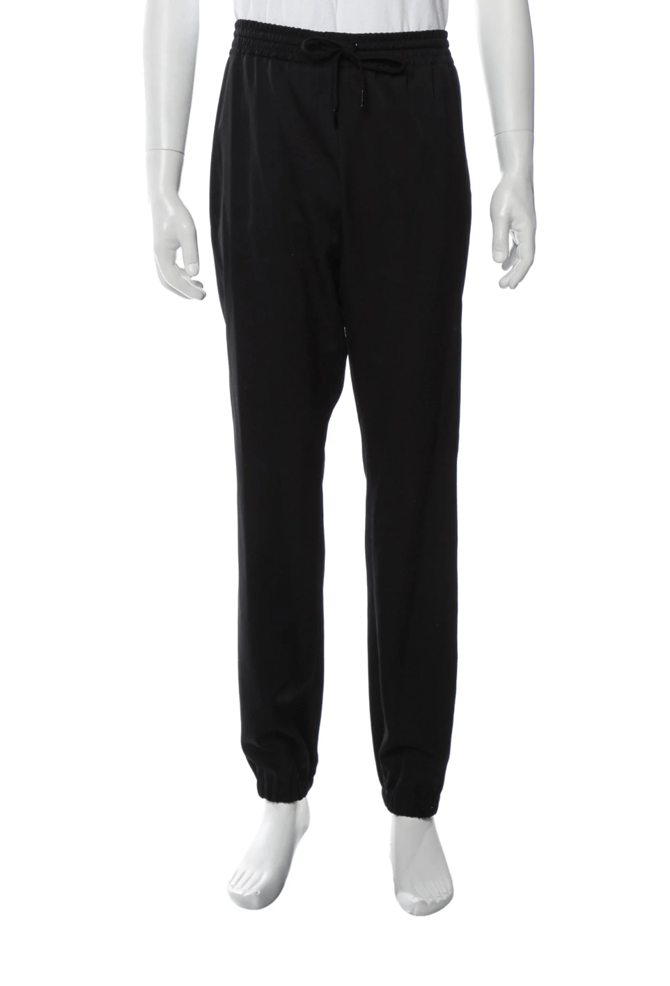 image of Saint Laurent Paris Saint Laurent Wool Joggers - New With Tags Retail $1190 in Black (Size 36)