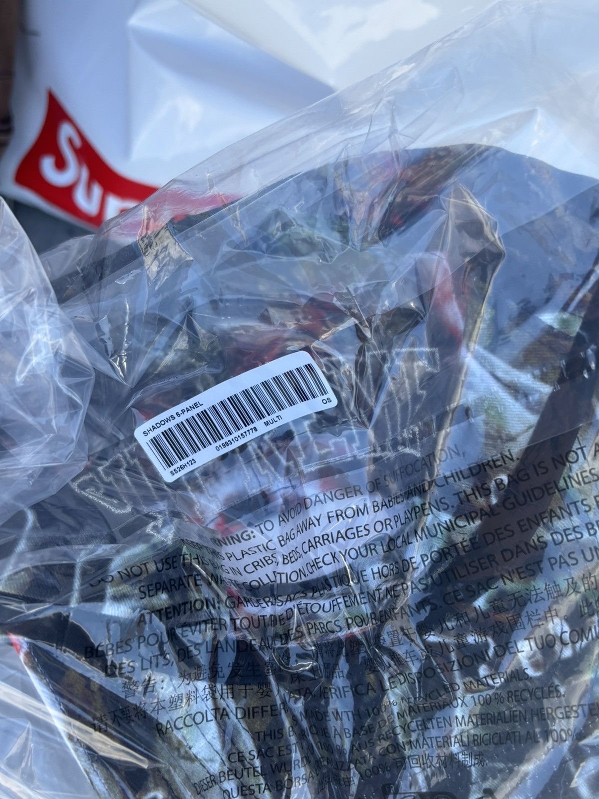 Supreme supreme shadows 6 panel hat | Grailed