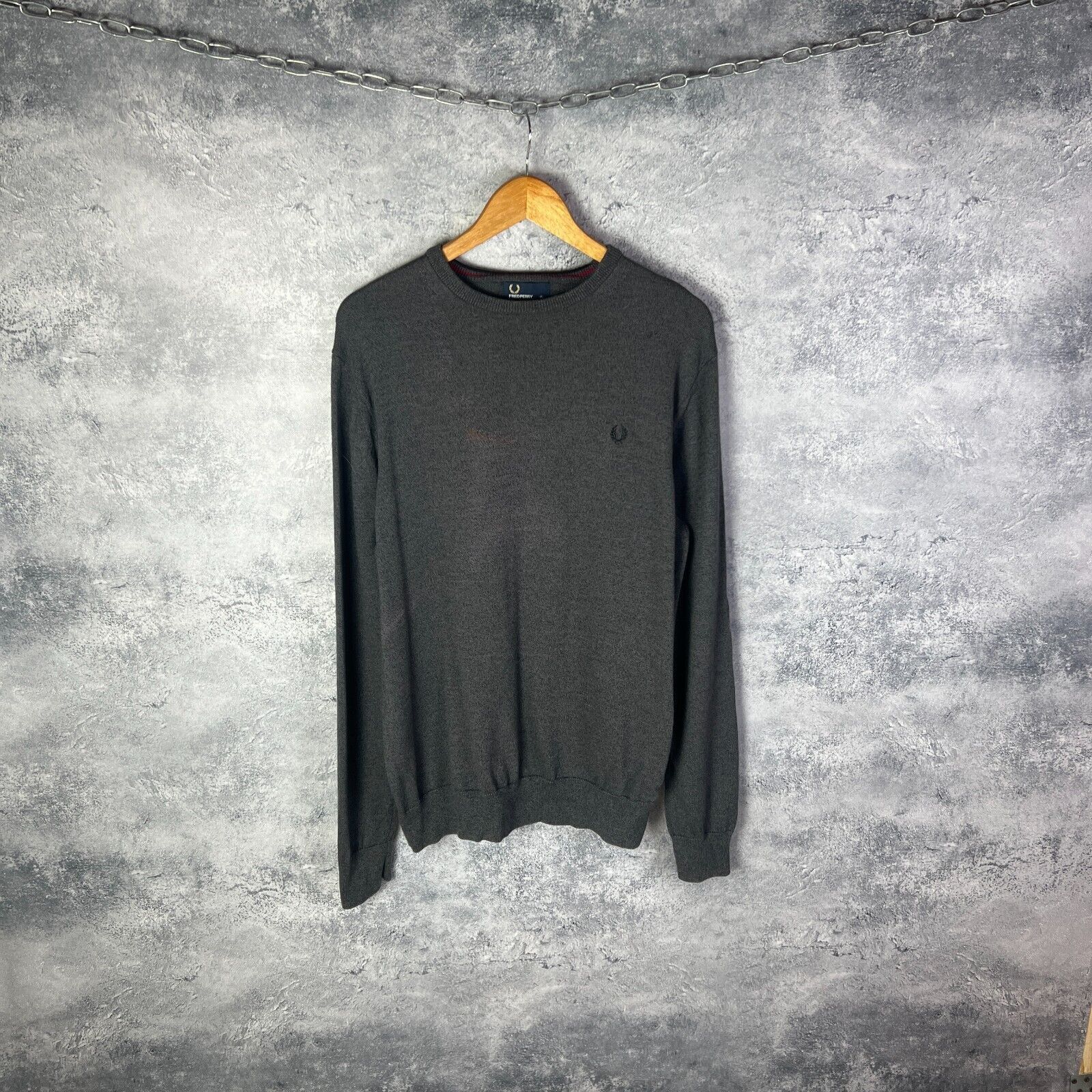 Fred Perry Fred Perry Sweater Men's Size XL Gray Long Sleeve ` Size US XL / EU 56 / 4 - 1 Thumbnail