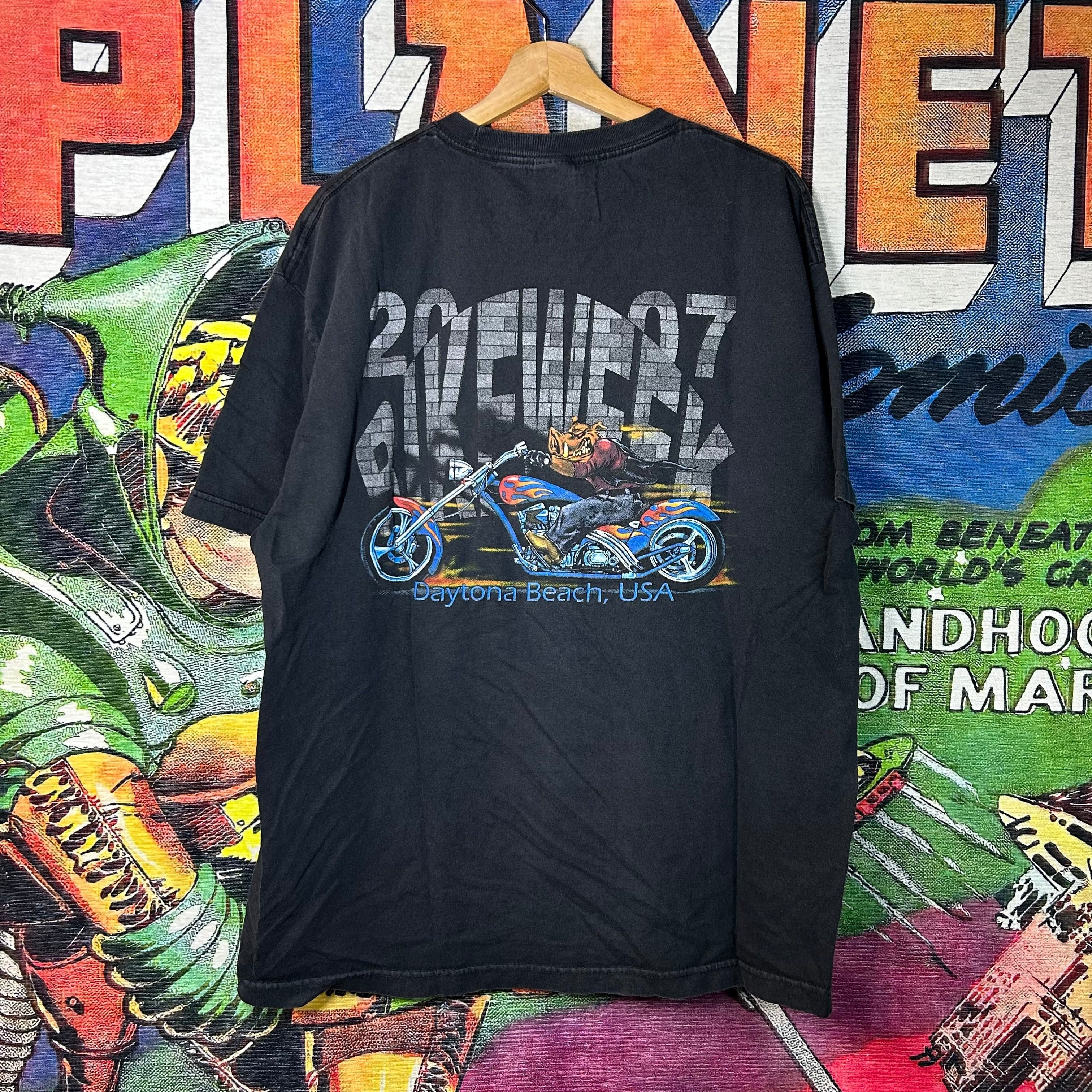 Vintage Y2K 2007 Daytona Beach Bike Week Size XL Size US XL / EU 56 / 4 - 2 Thumbnail