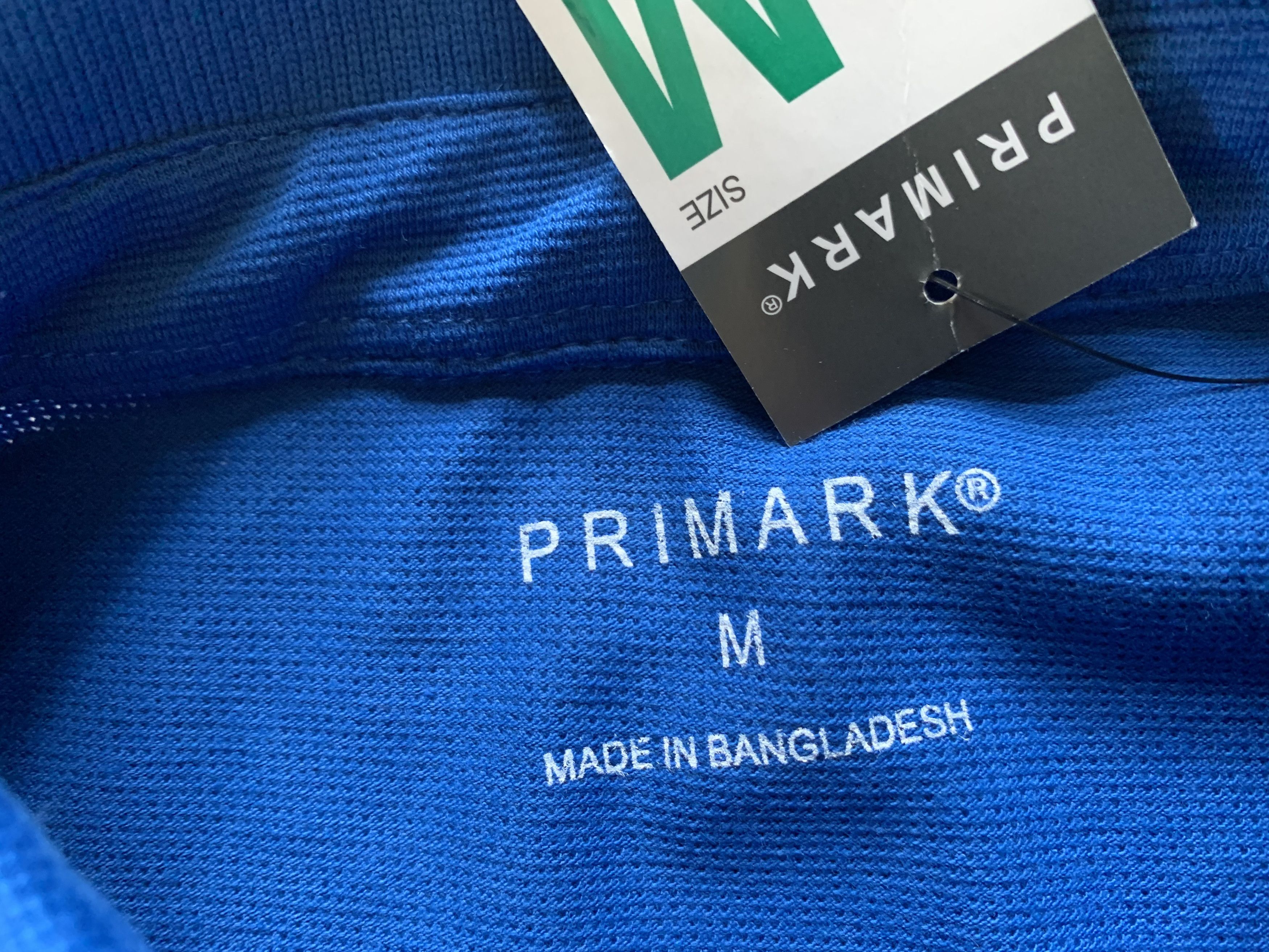 Primark Primark Basic Blue Cotton Polo T Shirt Size US M / EU 48-50 / 2 - 8 Thumbnail