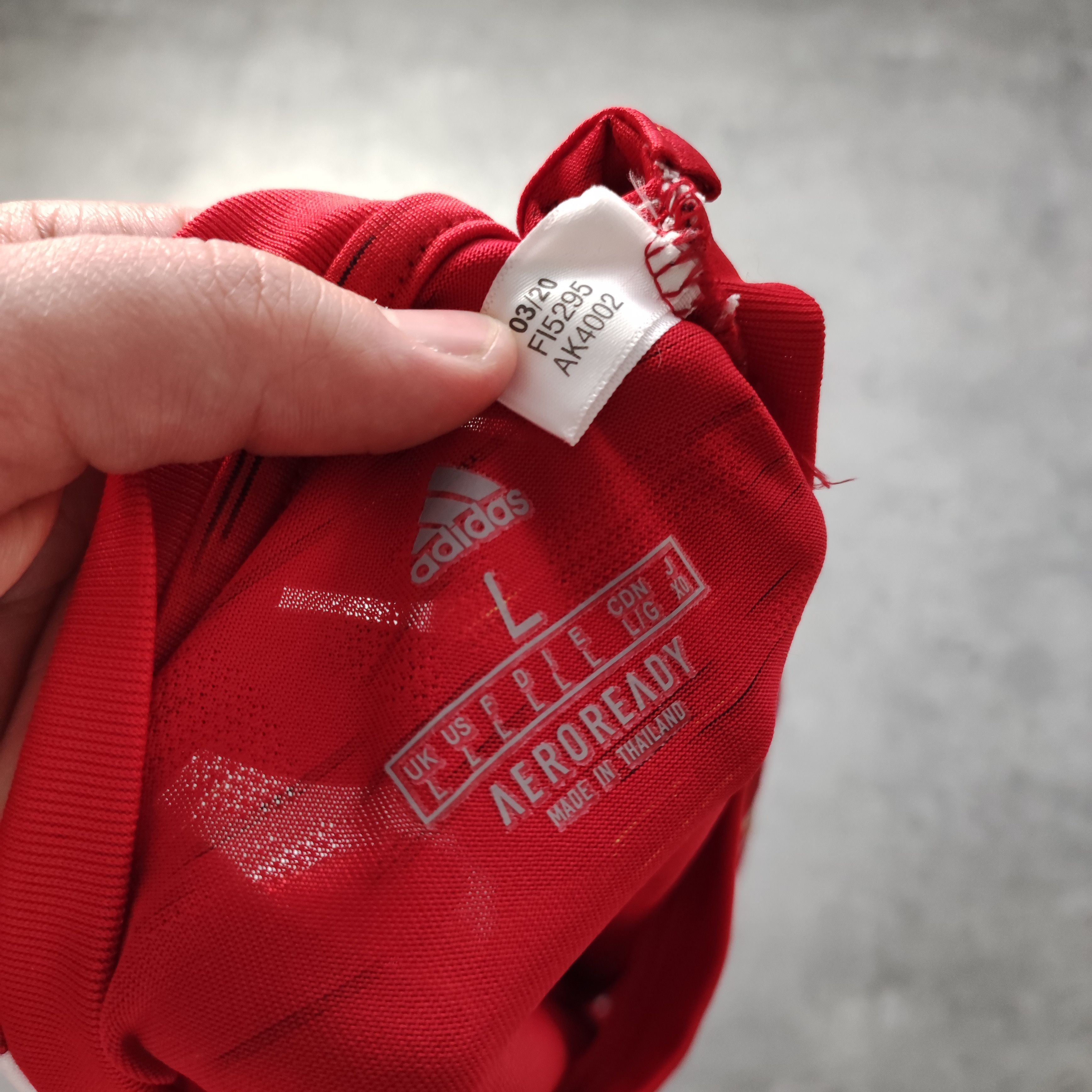 Adidas RARE Manchester United 2020 Adidas Football Home Jersey Size US L / EU 52-54 / 3 - 7 Thumbnail