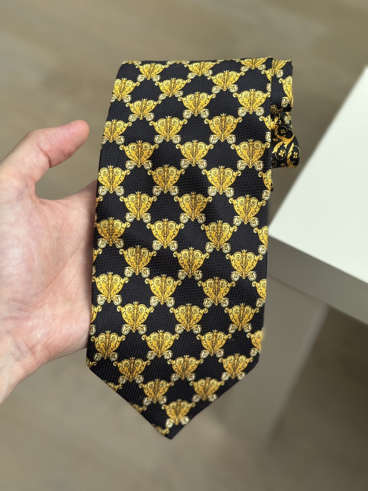 Versace Vintage Versace silk tie Size ONE SIZE - 1 Thumbnail