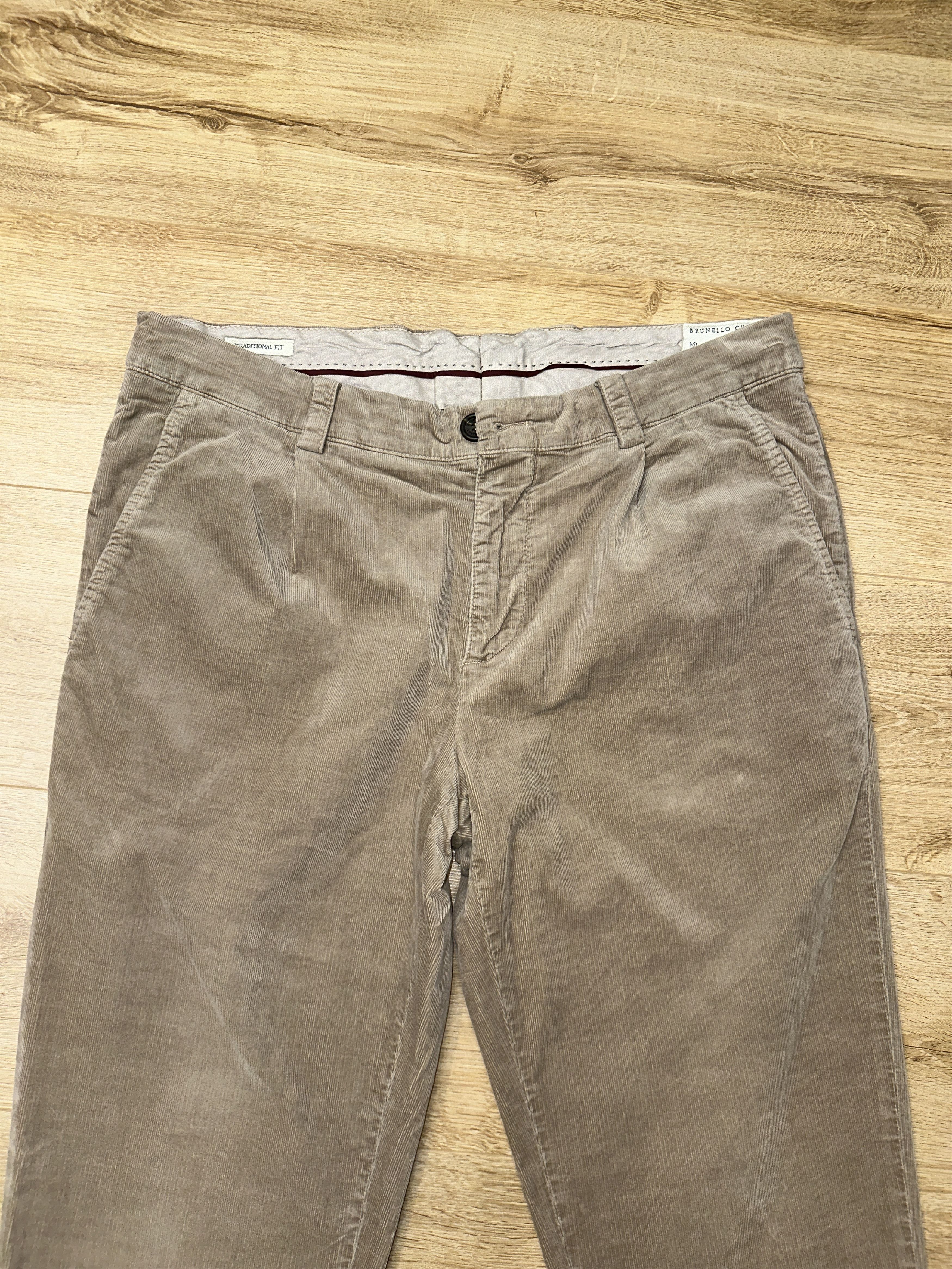 Brunello Cucinelli Brunello Cucinelli Corduroy Traditional Fit Pants Size 48 Size US 32 / EU 48 - 5 Thumbnail