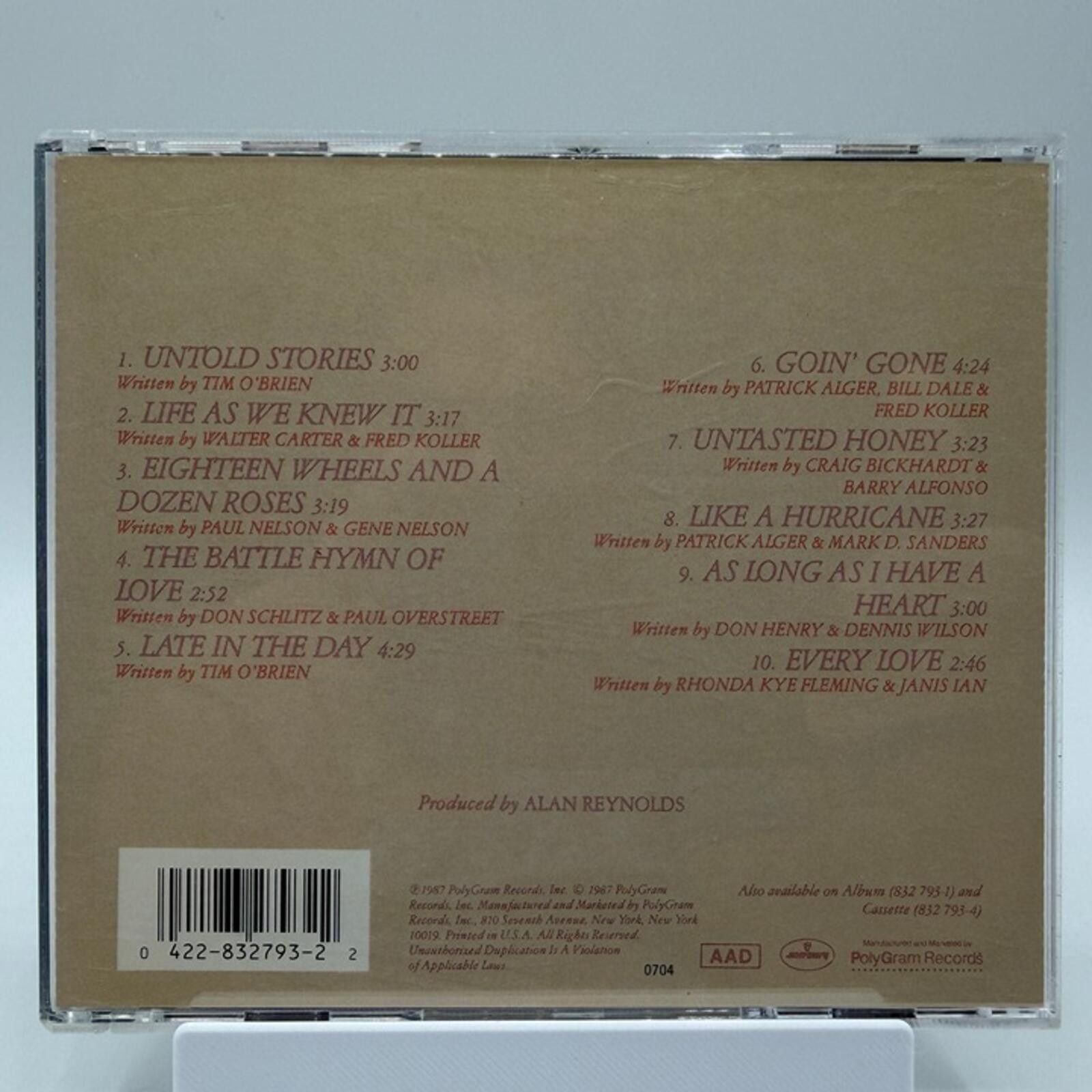 Other Kathy Mattea - Untasted Honey (1987) - Audio CD - Country Size ONE SIZE - 2 Thumbnail
