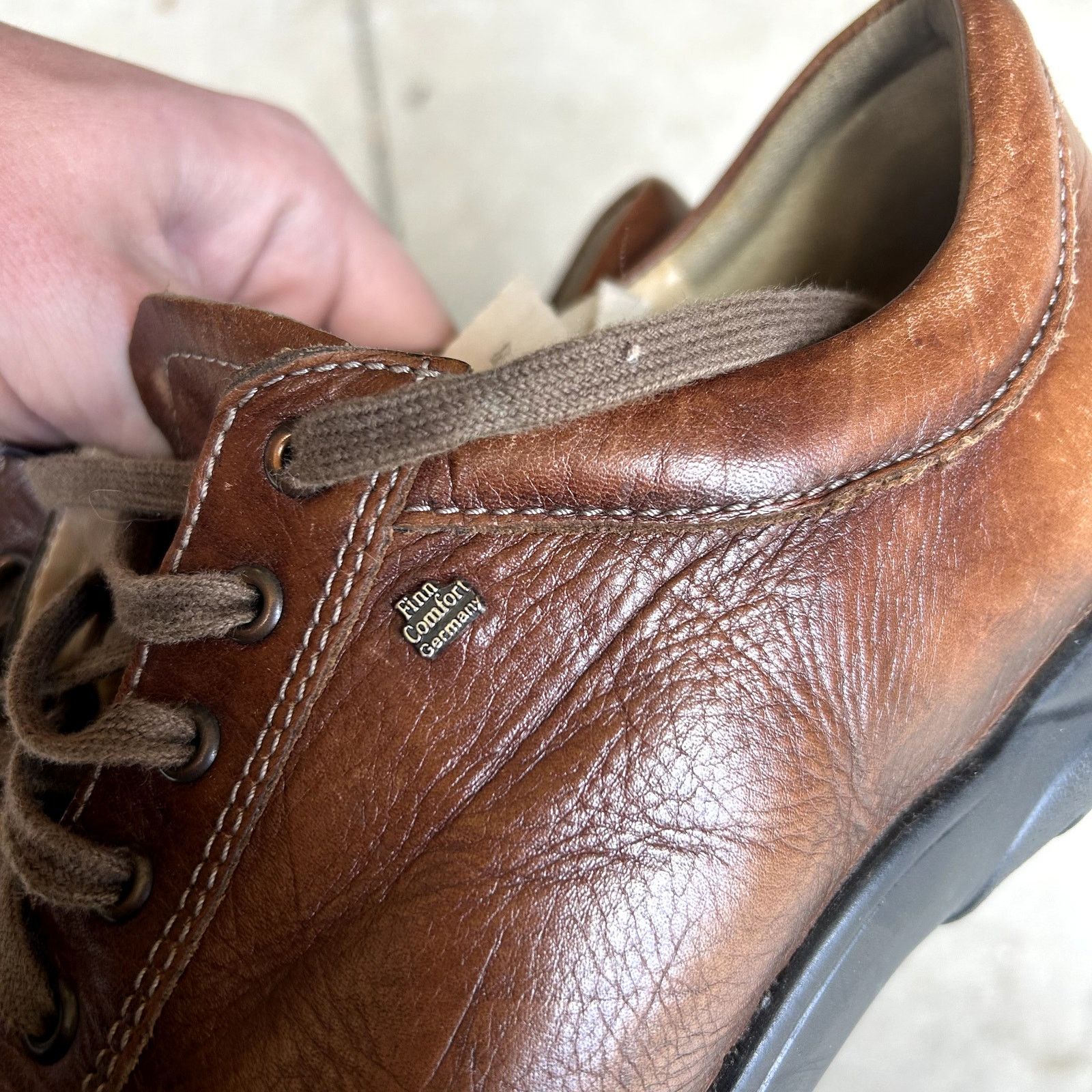 Vintage Finn Comfort Germany Brown Dress Shoes 9.5 Size US 9.5 / EU 42-43 - 4 Thumbnail