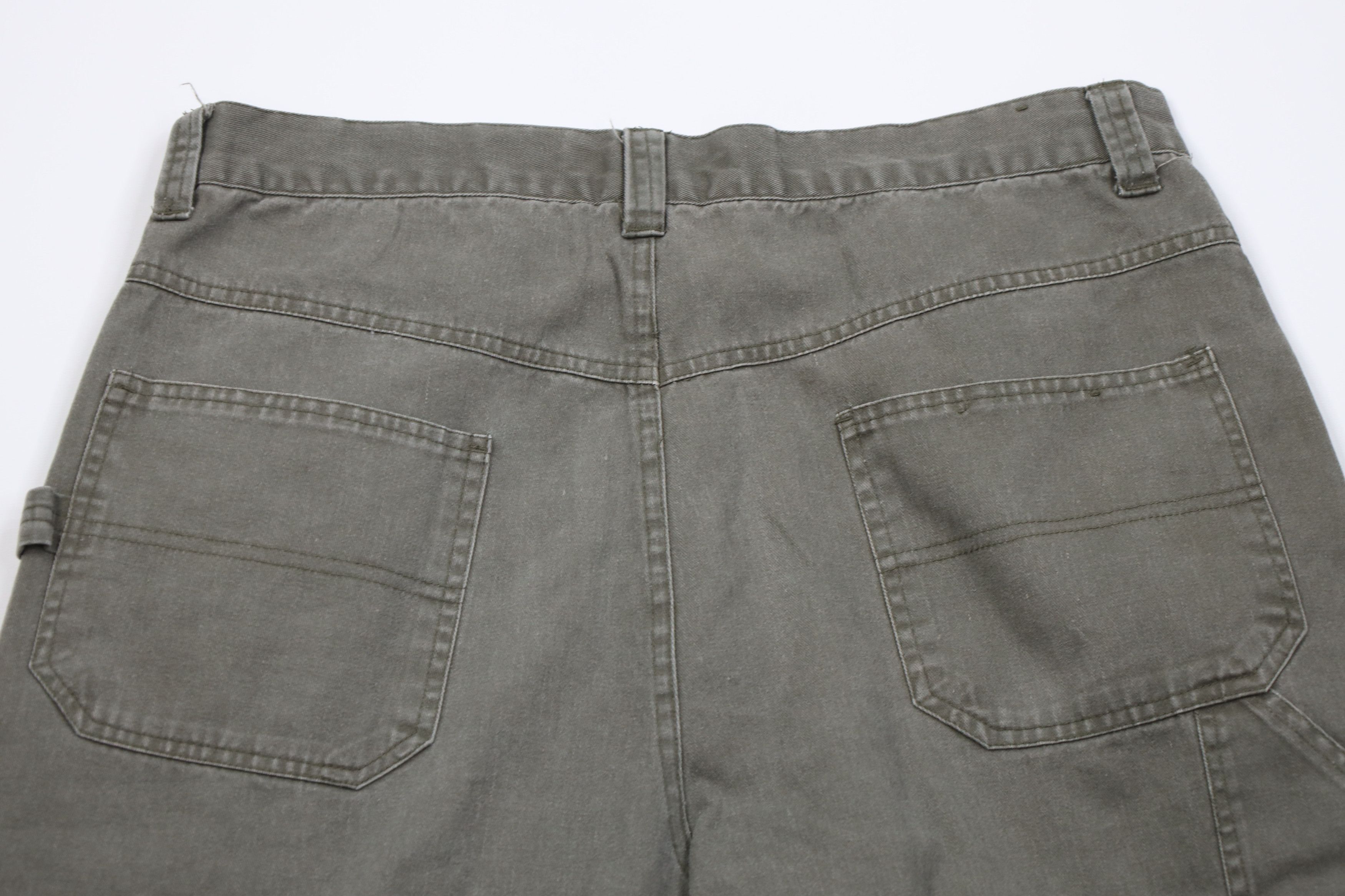 Vintage Vintage 90s Y2K Streetwear Wide Leg Skateboard Pants Green Size US 34 / EU 50 - 10 Thumbnail