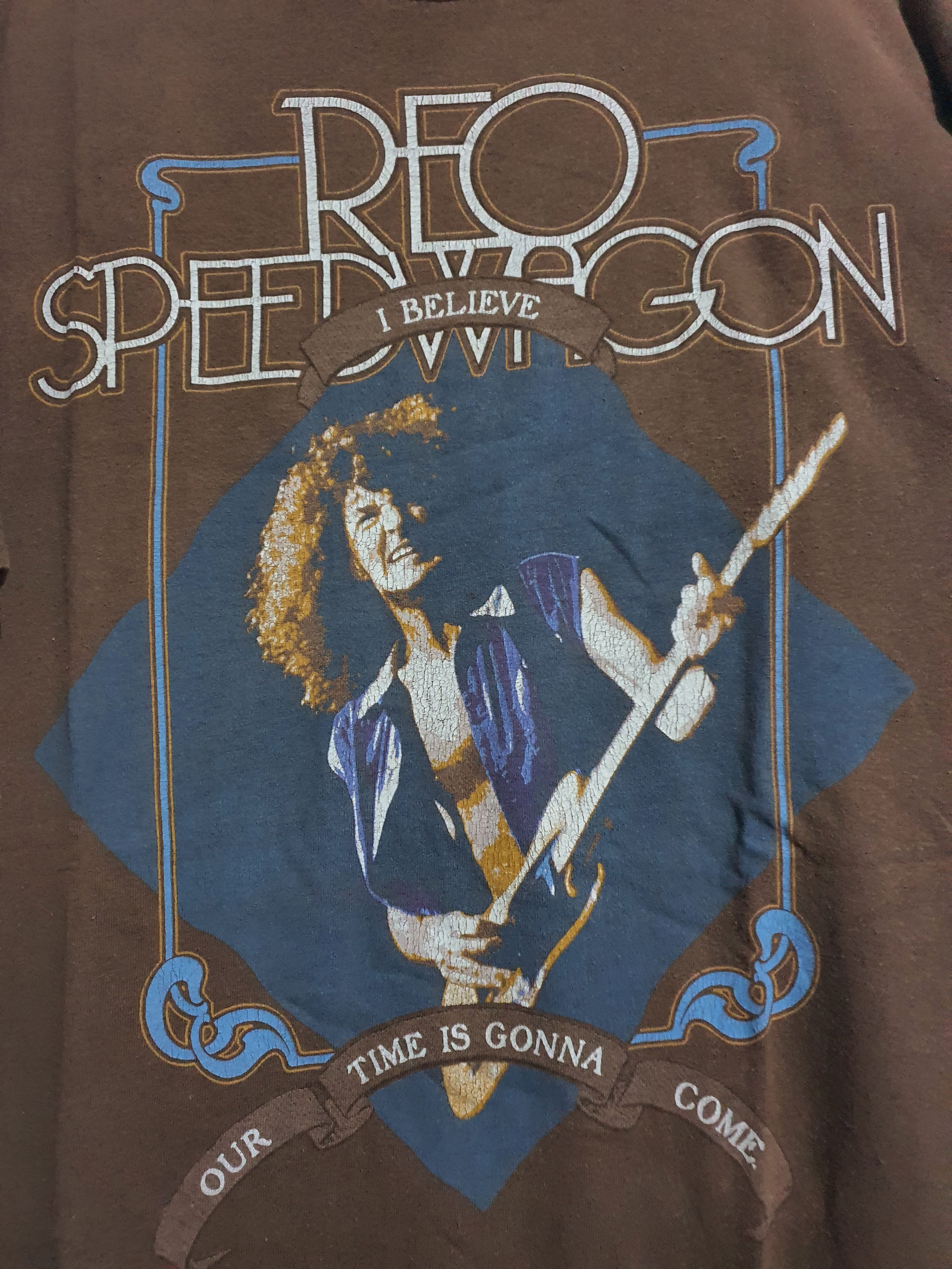 Band Tees × Vintage 90s REO SPEEDWAGON L Size US L / EU 52-54 / 3 - 4 Thumbnail