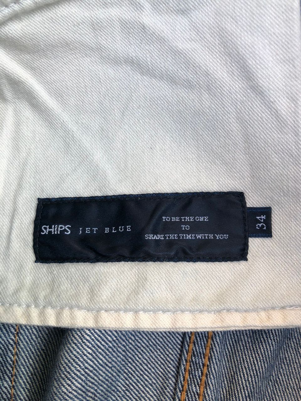 Ships Jet Blue Vintage Ships Jet Blue Selvedge Denim Jeans Size US 34 / EU 50 - 3 Thumbnail