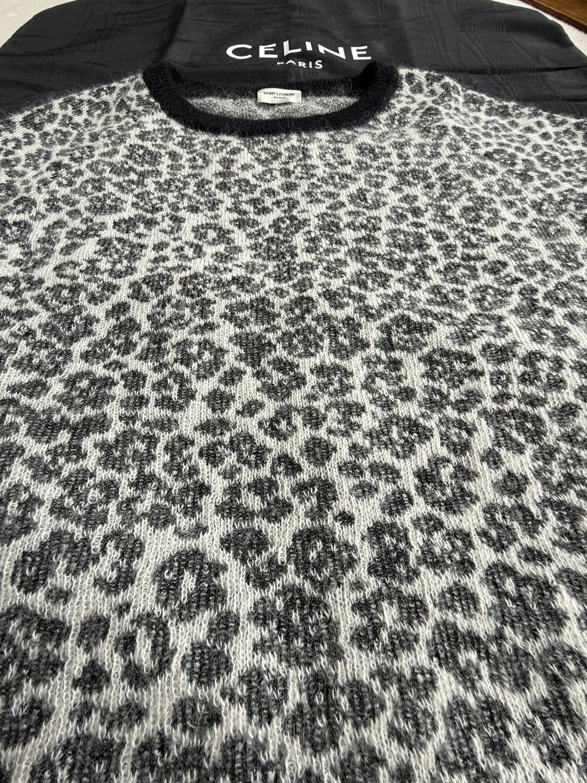 Saint Laurent Paris SS16 Saint Laurent leopard sweater Hedi Slimane grail L Size US L / EU 52-54 / 3 - 16 Thumbnail