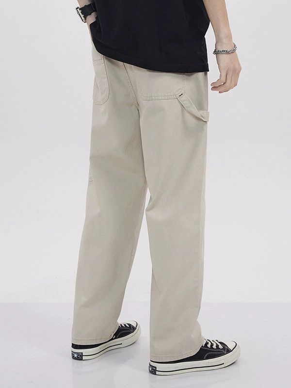 Jean Retro high street men's loose straight cargo jeans Size US 32 / EU 48 - 3 Thumbnail