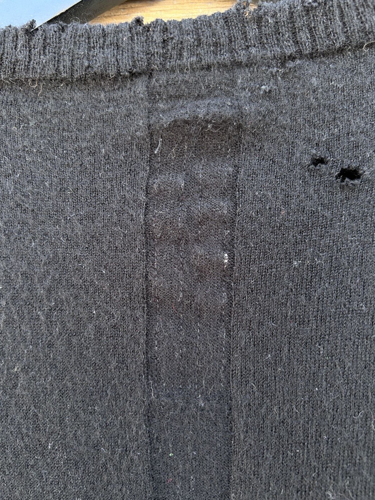 Rick Owens Rick Owens Phlegethon S/S 21 Distressed Cashmere Sweater Size US L / EU 52-54 / 3 - 8 Thumbnail