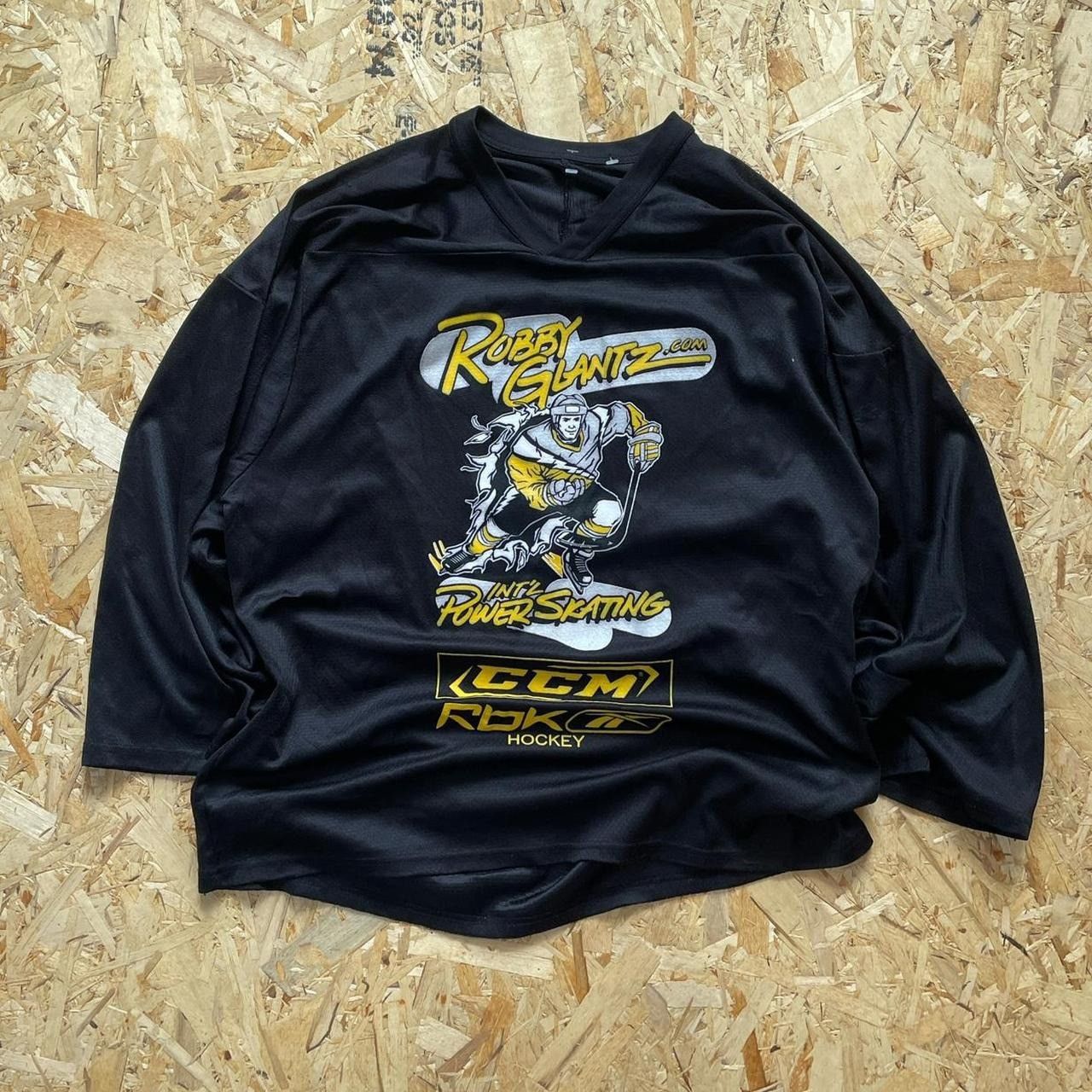 Vintage Vintage 90s Robby Glantz Hockey Jersey Size US M / EU 48-50 / 2 - 1 Thumbnail