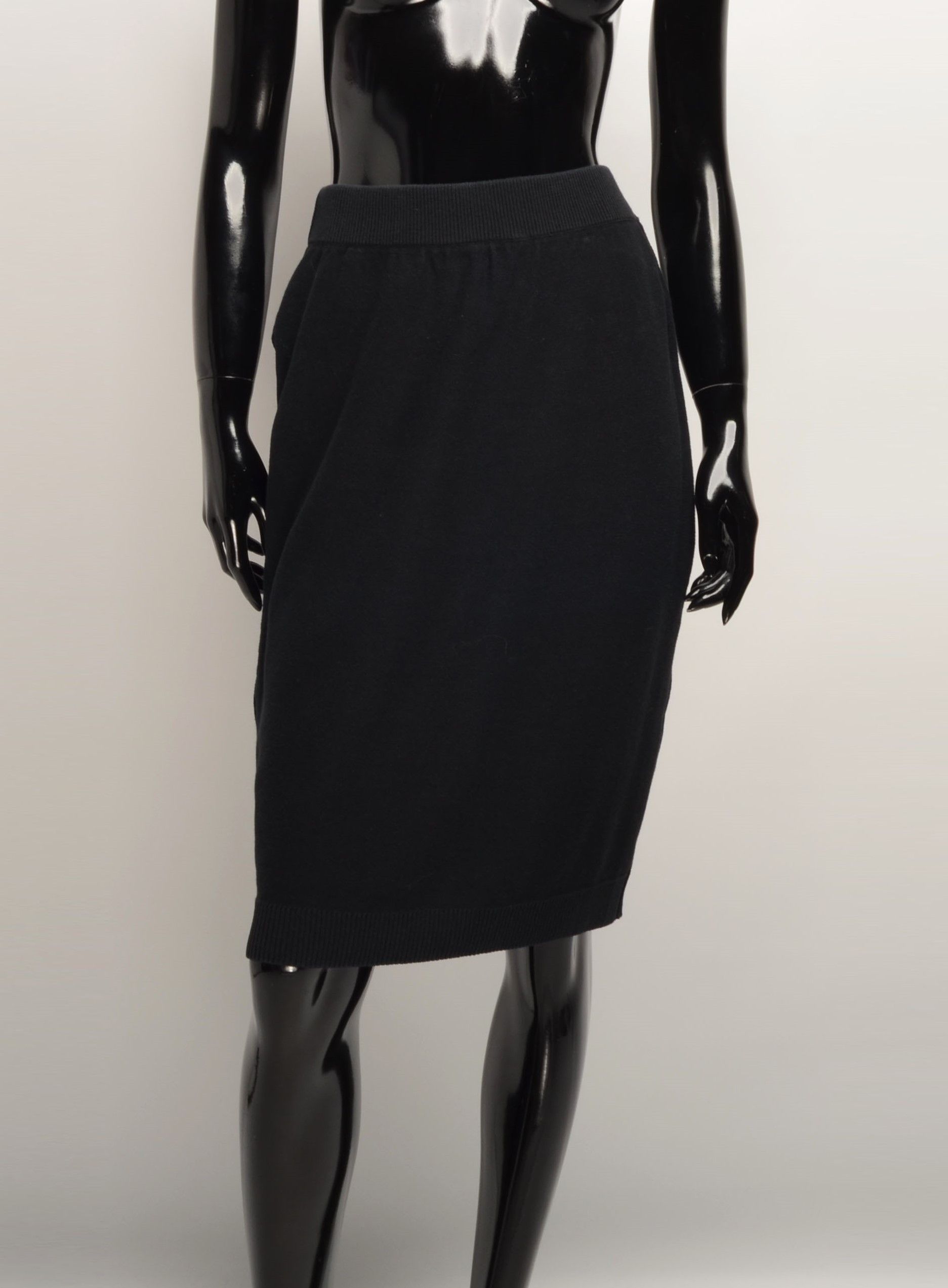 Sonia Rykiel Sonia Rykiel Black Midi Pencil Skirt Size 24" / US 00 / IT 34 - 1 Thumbnail