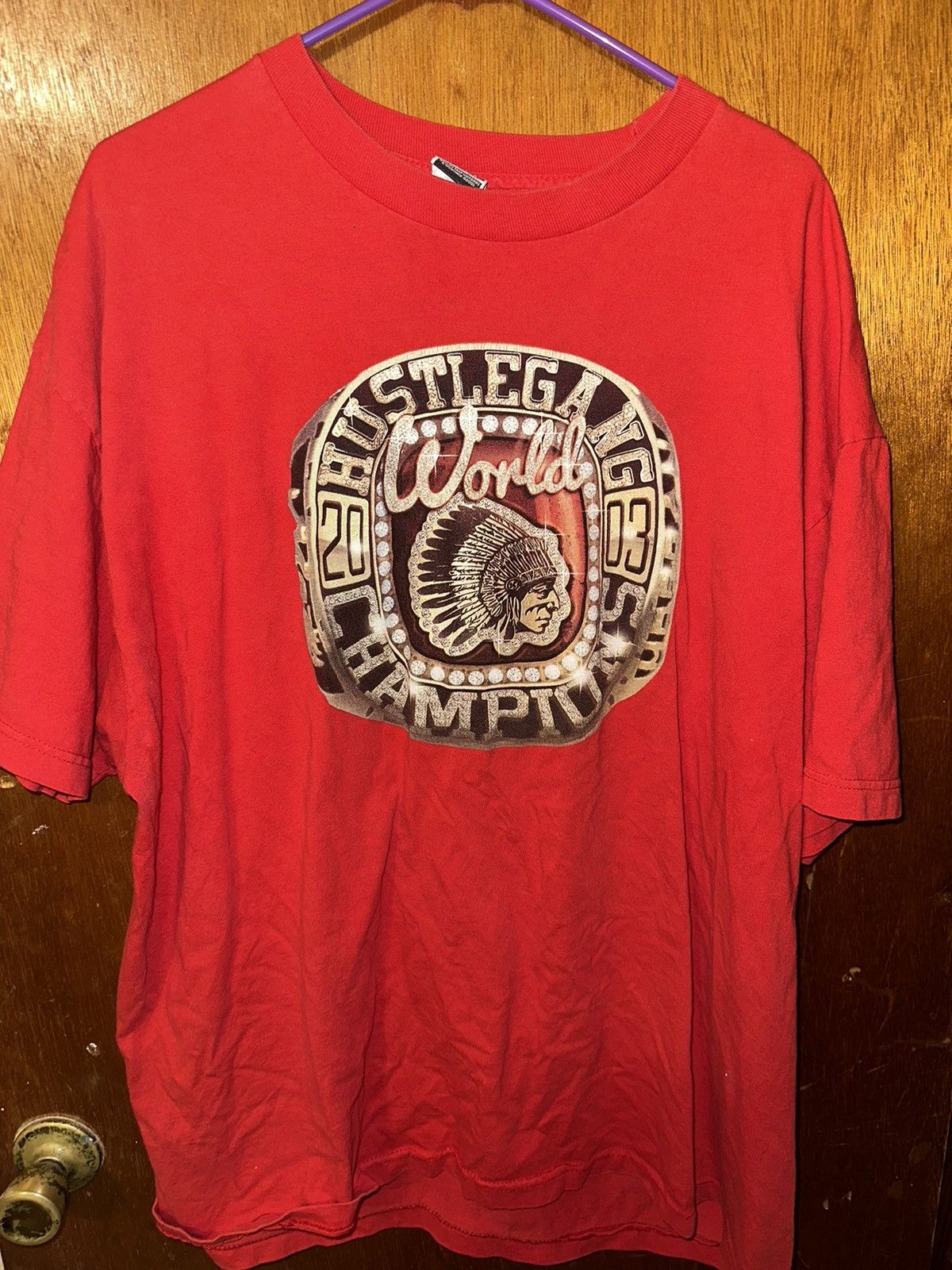 Rap Tees 2XL Hustle Gang World Champions Ring T-shirt Size US XXL / EU 58 / 5 - 1 Thumbnail
