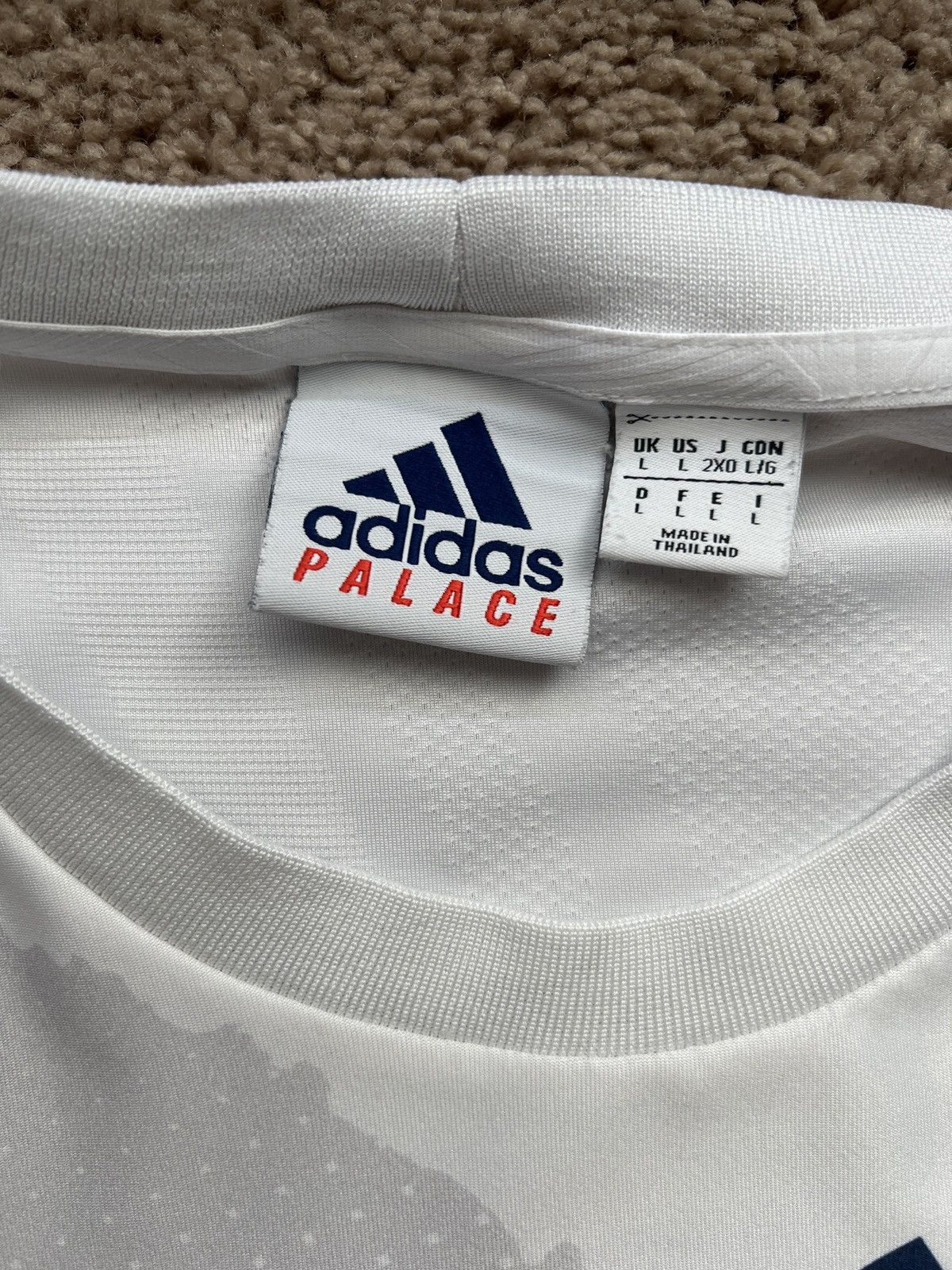 Adidas × Palace Adidas x Palace On Court Interview Tee Size US L / EU 52-54 / 3 - 2 Thumbnail