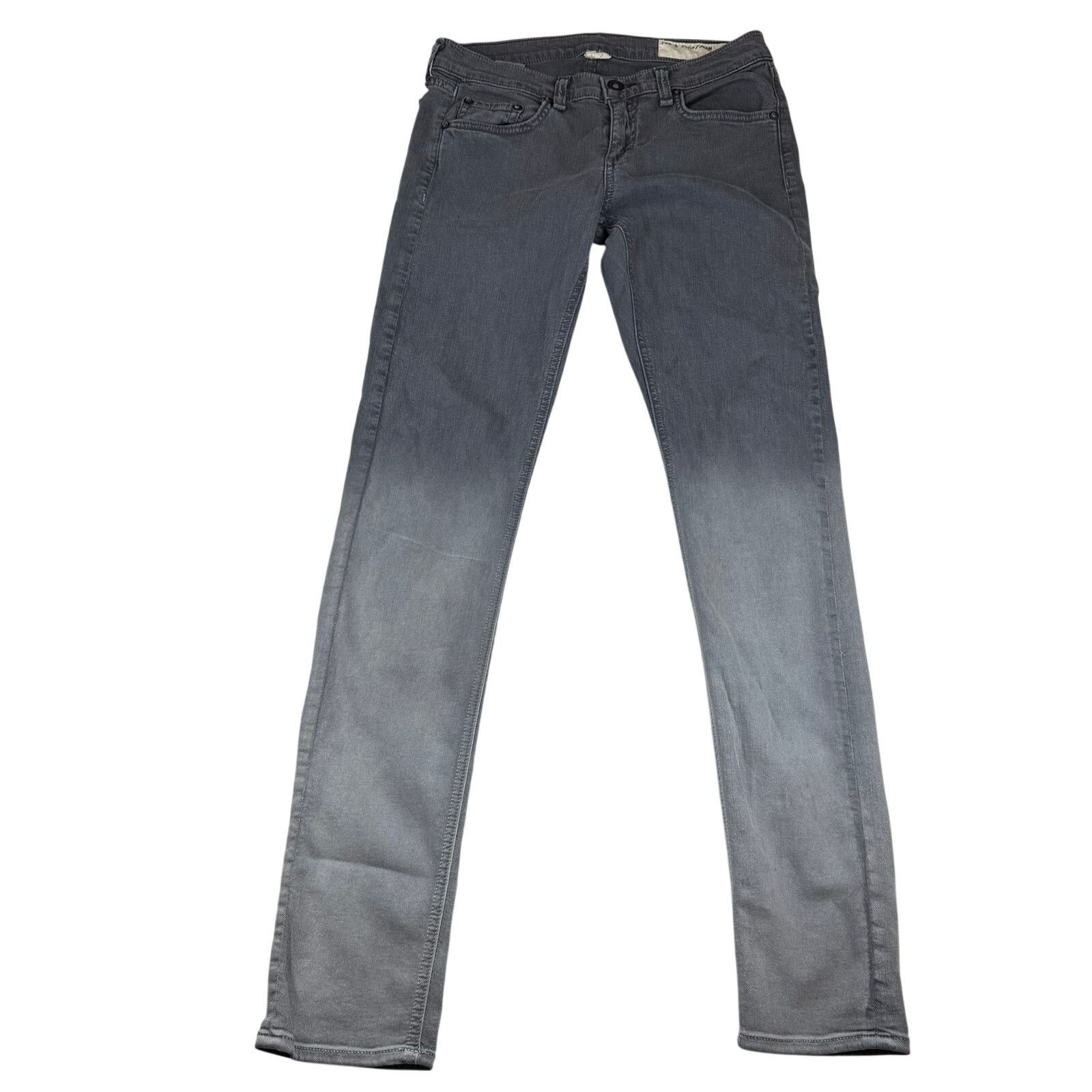 Rag & Bone Rag & Bone Skinny Jeans Size 26 Charcoal Ombre Size 26" / US 2 / IT 38 - 1 Thumbnail