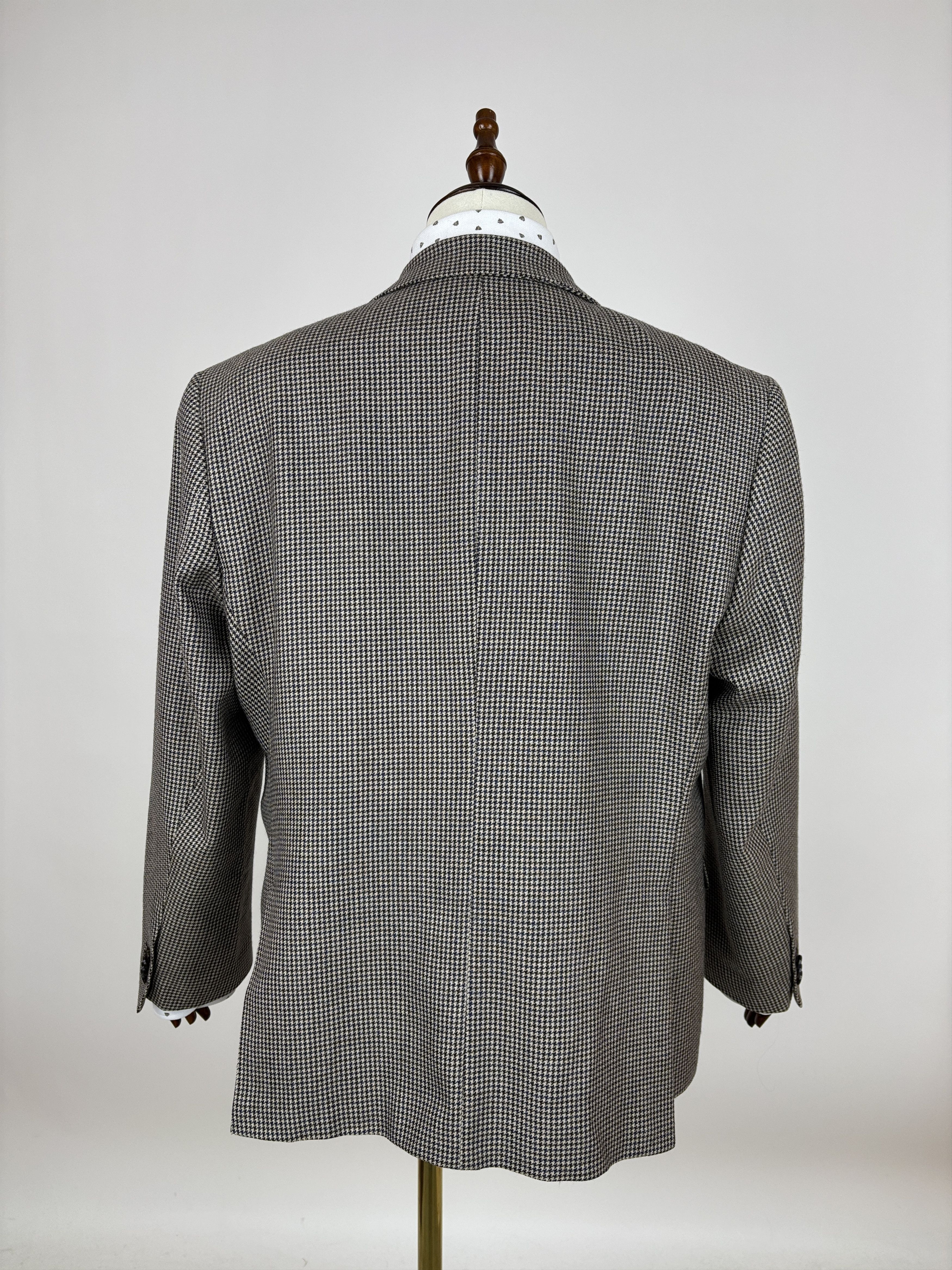 Marks & Spencer Marks and Spencer Wool Houndstooth Blazer Lanificio Campore Size 46R - 15 Thumbnail