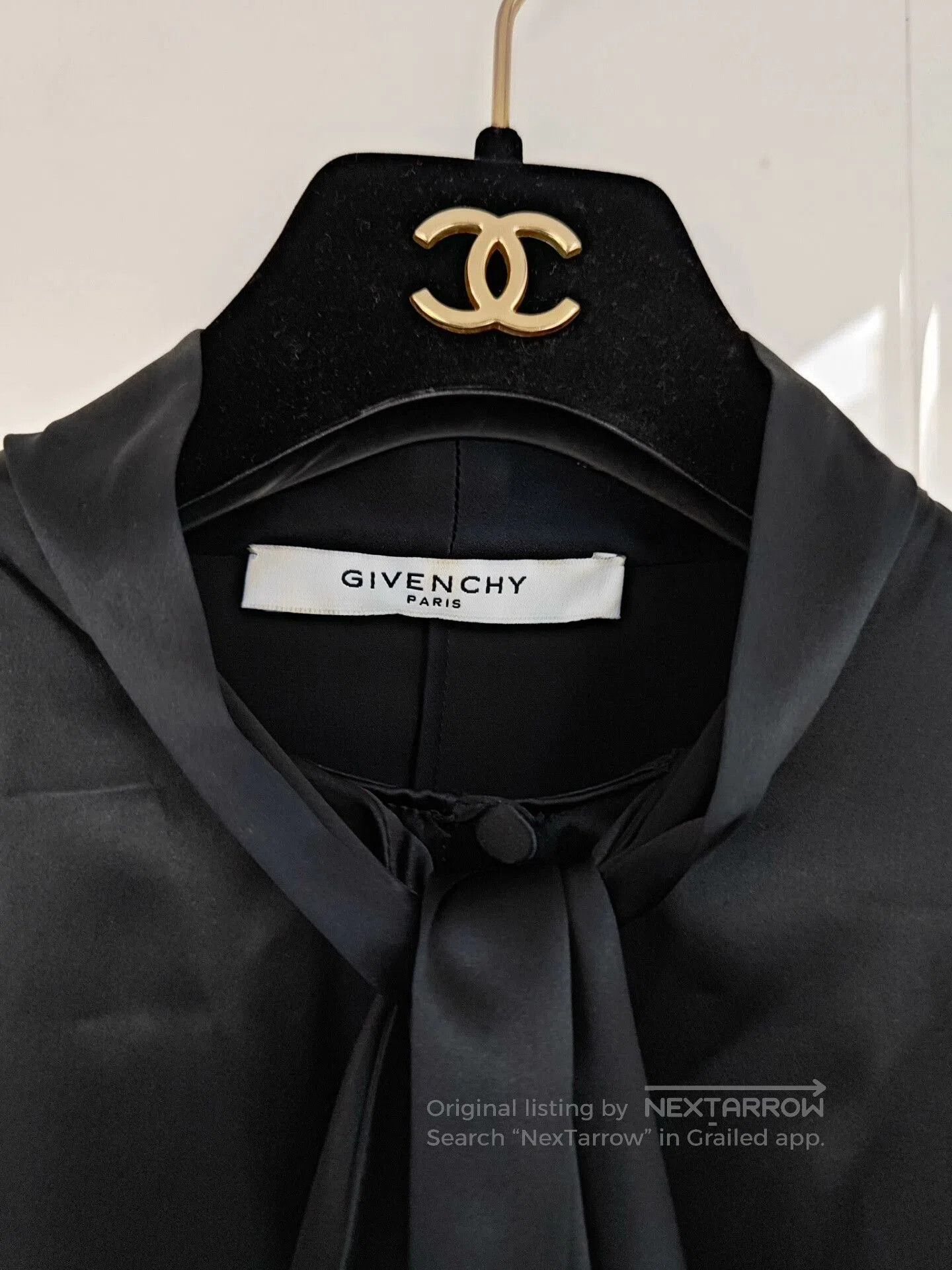 Givenchy givenchy silk satin long sleeve shirt. Size US M / EU 48-50 / 2 - 6 Thumbnail
