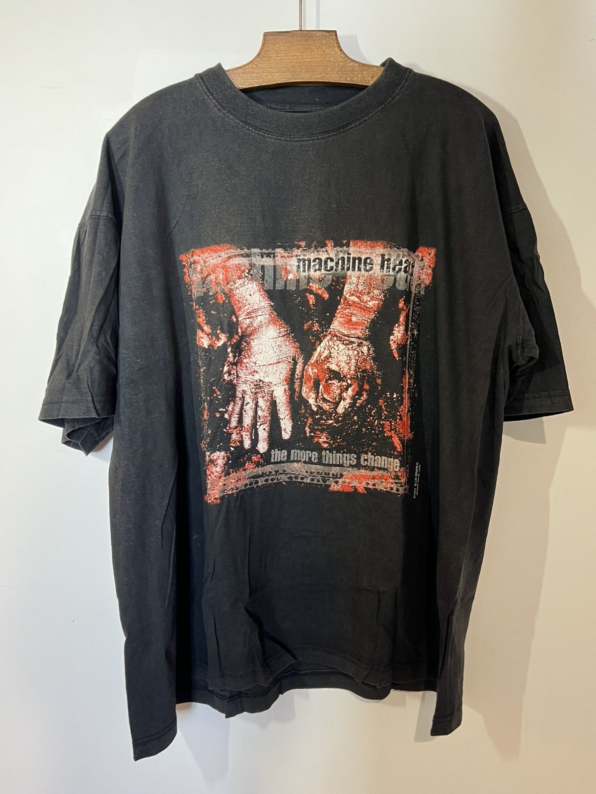 Vintage 90s shirt blue grape Machine Head more things