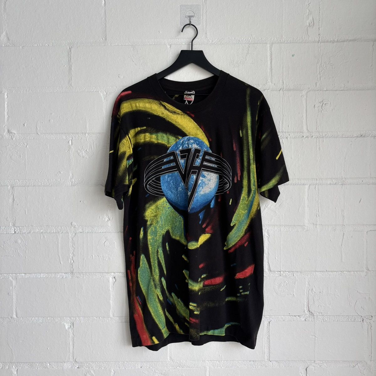 Band Tees Vintage 93’ Van Halen AOP Live Tour Tee Size US XL / EU 56 / 4 - 1 Thumbnail