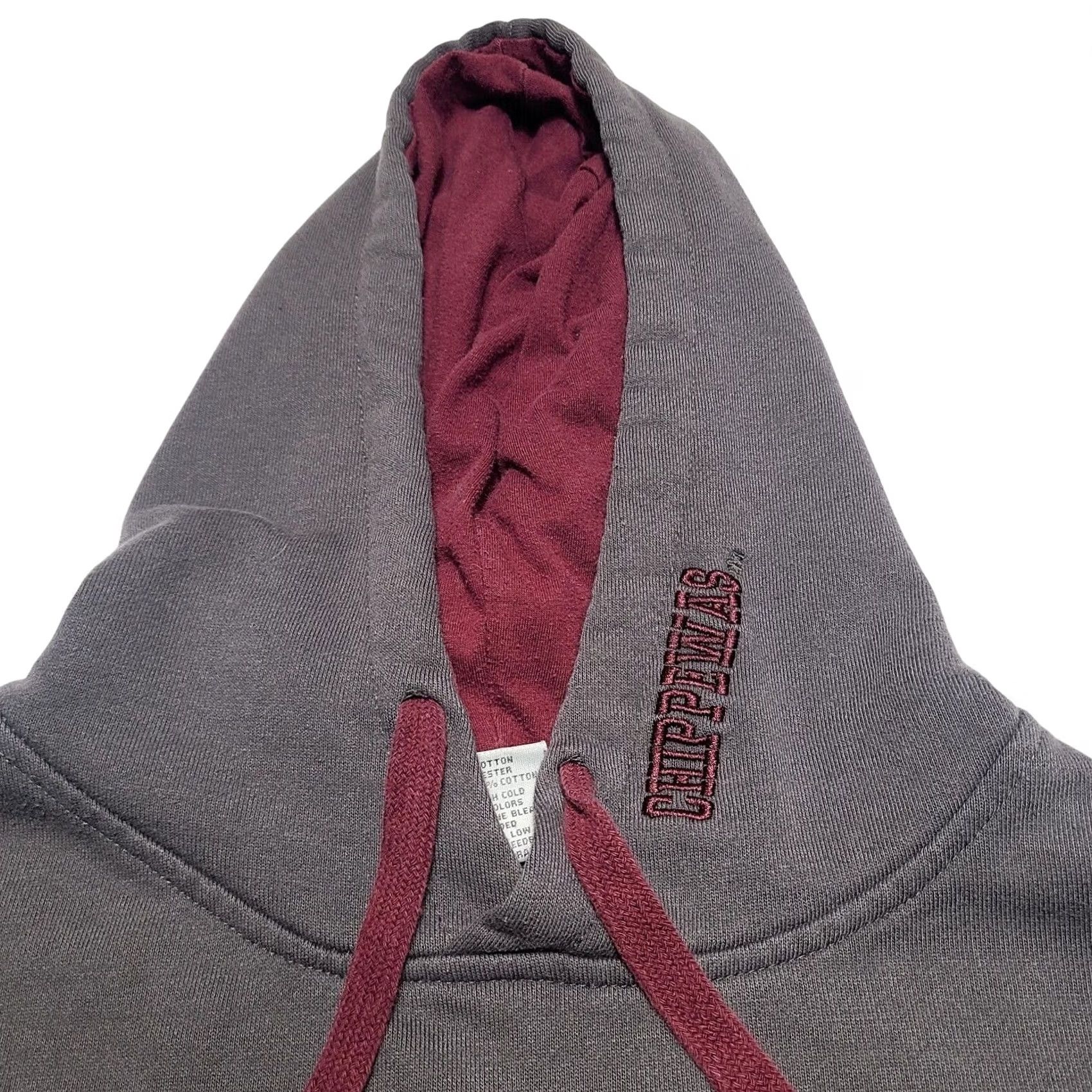 Vintage VINTAGE Stadium CMU Chippewas Hoodie Pullover Long Sleeve Gray Size M Mens Size US M / EU 48-50 / 2 - 3 Thumbnail