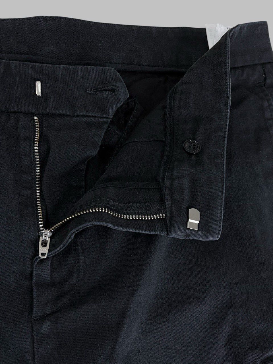 Moncler Moncler Black Cotton Twill Trousers Zip Pocket Pants Size US 36 / EU 52 - 21 Thumbnail