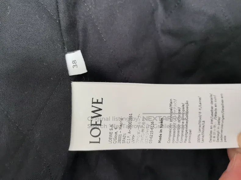 Loewe Loewe Wool Leather Jacket, Lined with Thickness Size XS / US 0-2 / IT 36-38 - 5 Thumbnail