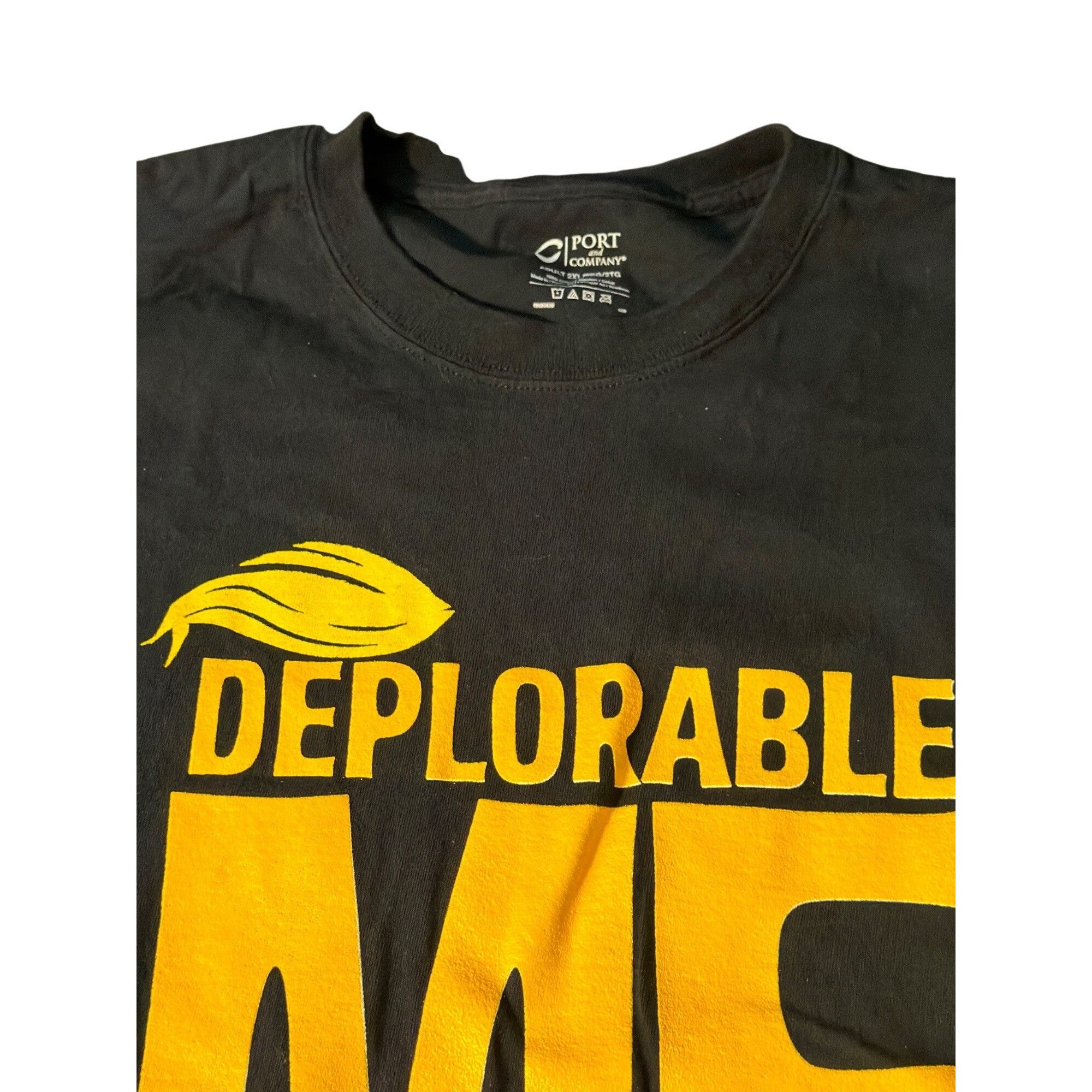 Port & Company Deplorable Me Trump For President 2016 T Shirt Black Yellow Size US XXL / EU 58 / 5 - 3 Thumbnail