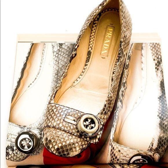 Prada Prada snake skin ballet flats, size 39 EU Size US 9 / IT 39 - 12 Thumbnail