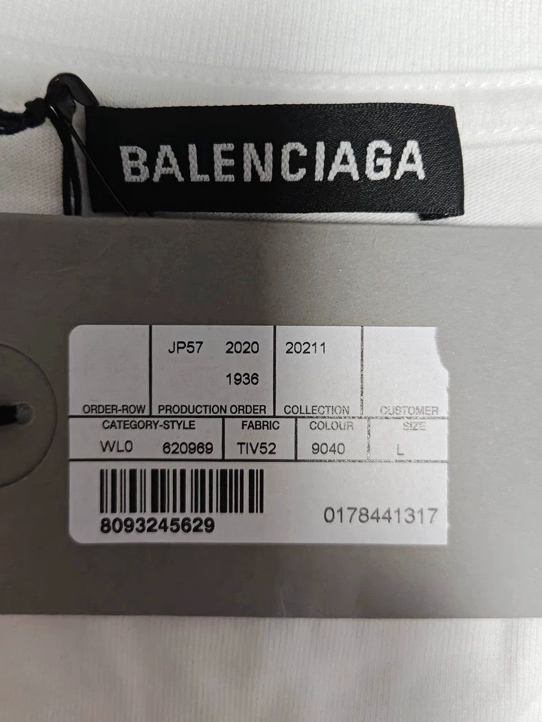 Balenciaga Cola Wave White Short Sleeve-2506