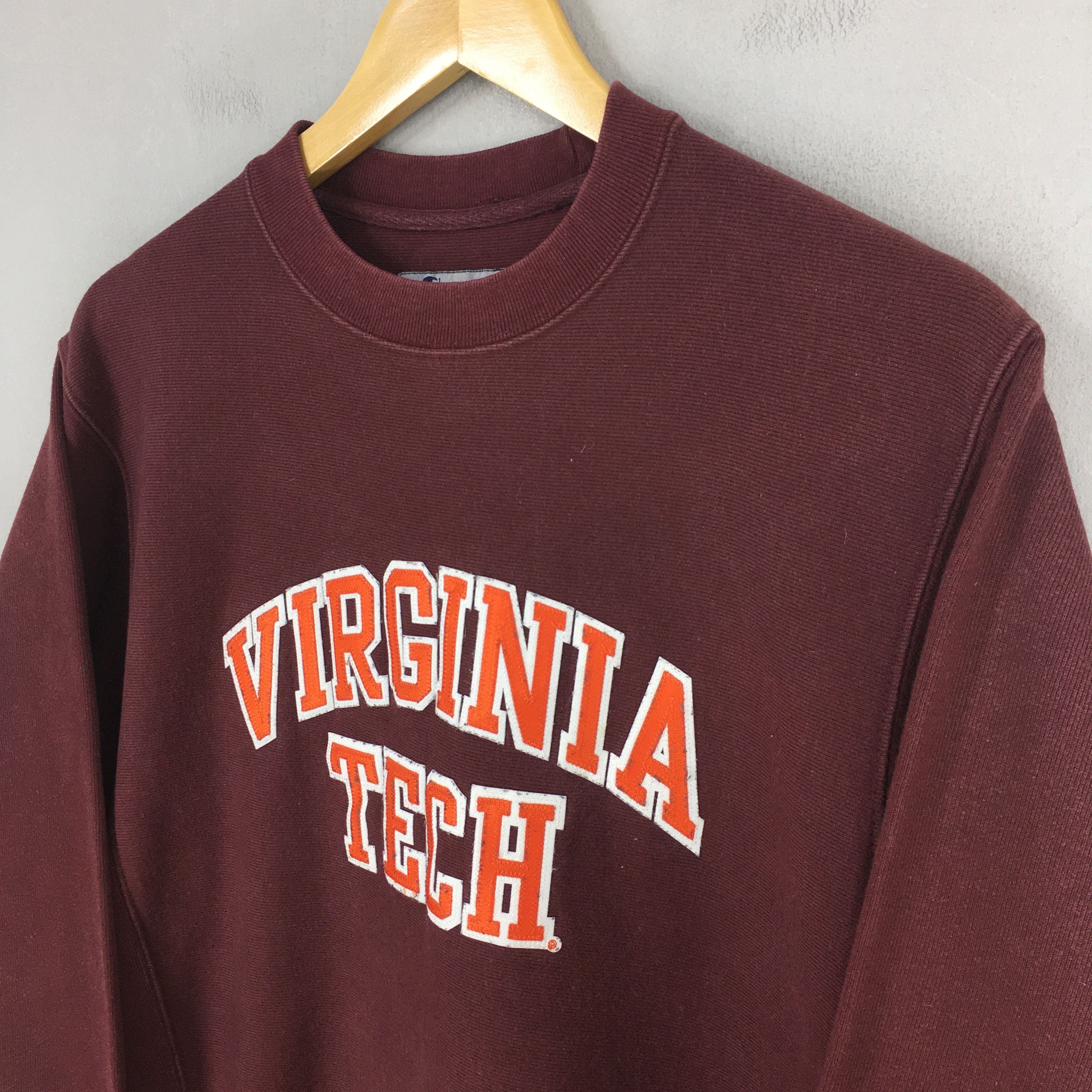 Champion Vintage Virginia Tech Crewneck Sweatshirt Small Size US S / EU 44-46 / 1 - 3 Thumbnail