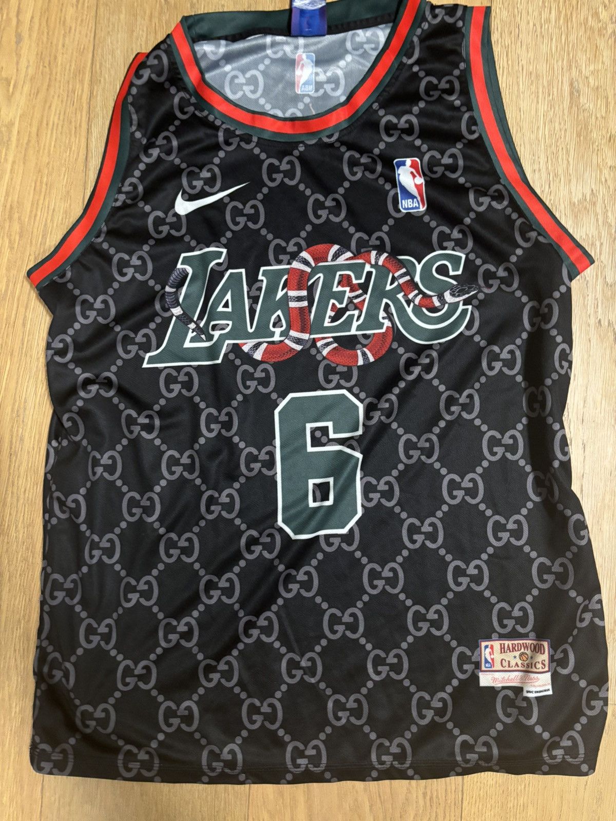 Lakers gucci jersey online