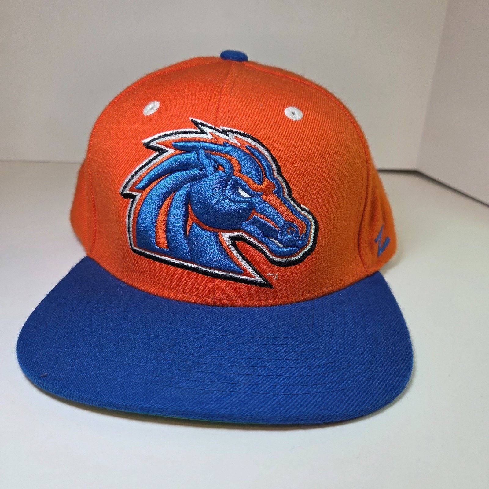 Zephyr Boise State Broncos Zephyr Snapback Hat Orange Blue NCAA Size ONE SIZE - 1 Thumbnail