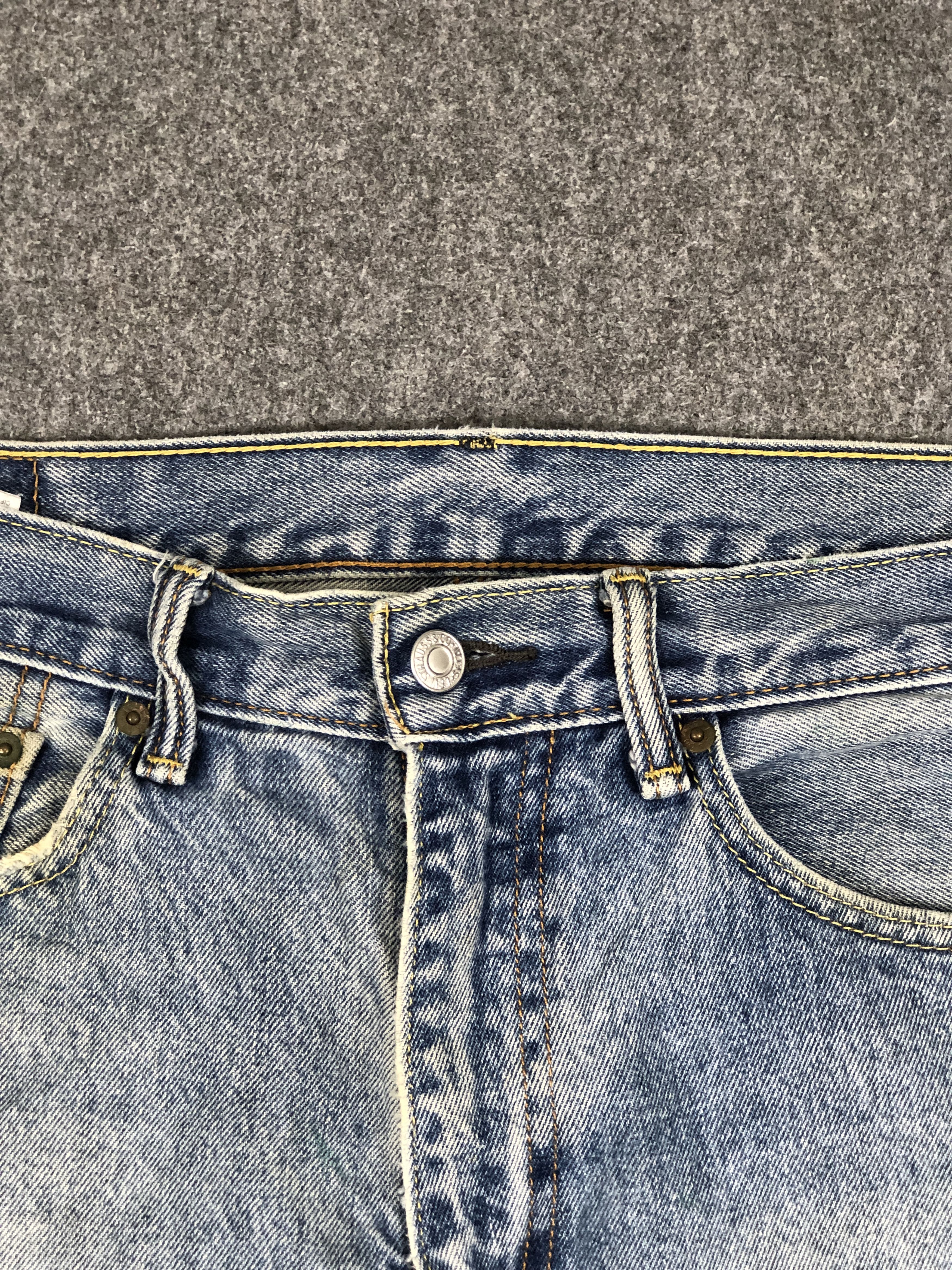 Levi's × Vintage Vintage Levis 505 Faded Blue Jeans DP2355 Size US 34 / EU 50 - 6 Thumbnail