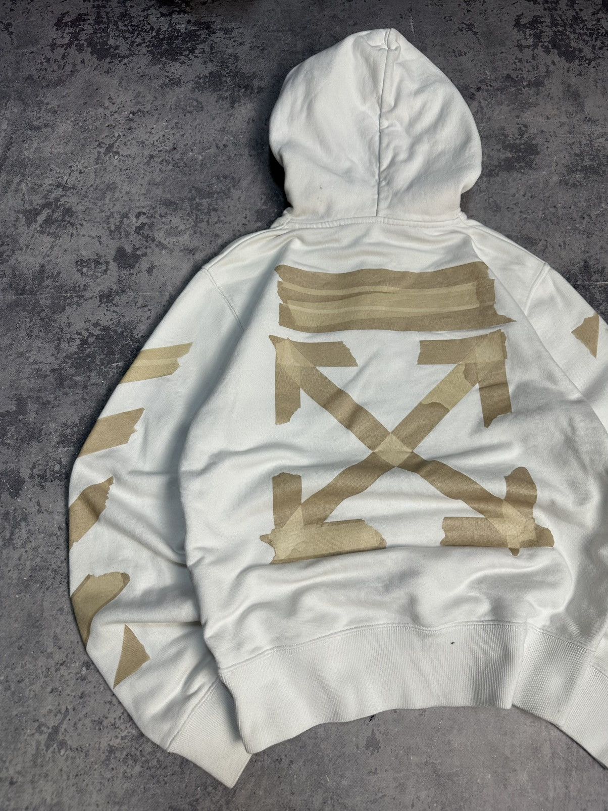 Off-White OFF-WHITE Tape Arrows Hoodie Size US S / EU 44-46 / 1 - 11 Thumbnail