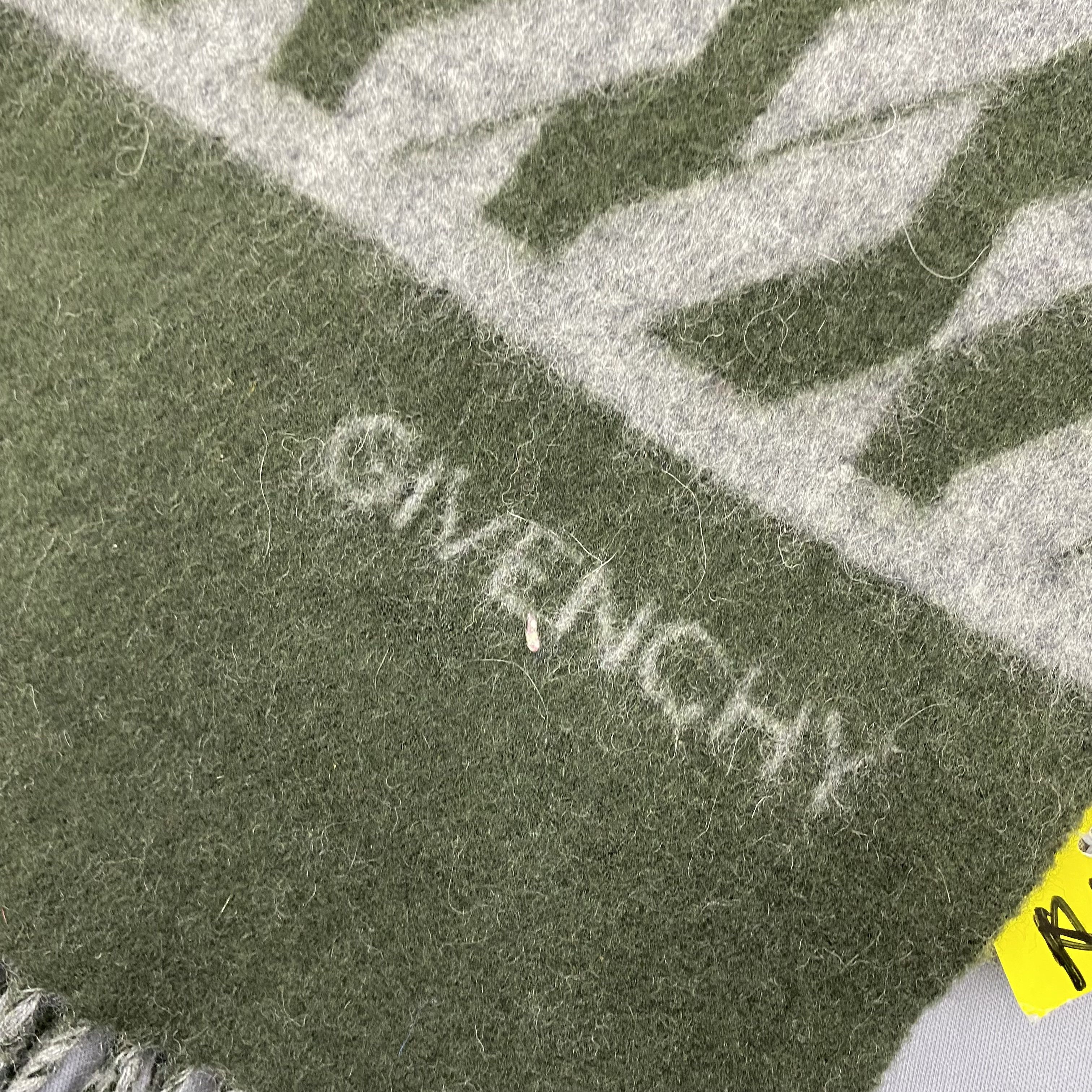 Japanese Brand Vintage Givenchy Scarf Muffler Wool Winter Fringe Scarves Size ONE SIZE - 4 Thumbnail