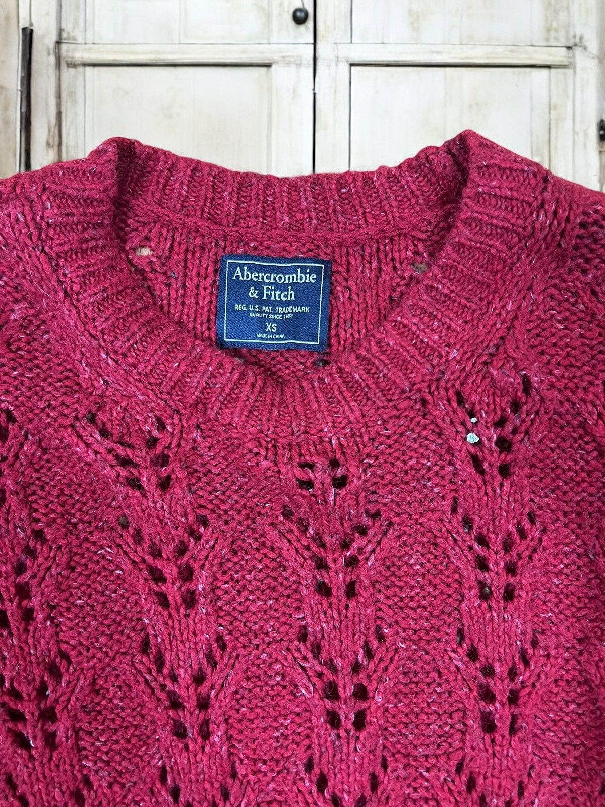Abercrombie & Fitch Abercombie & Fitch red sweater size S Size S / US 4 / IT 40 - 5 Thumbnail