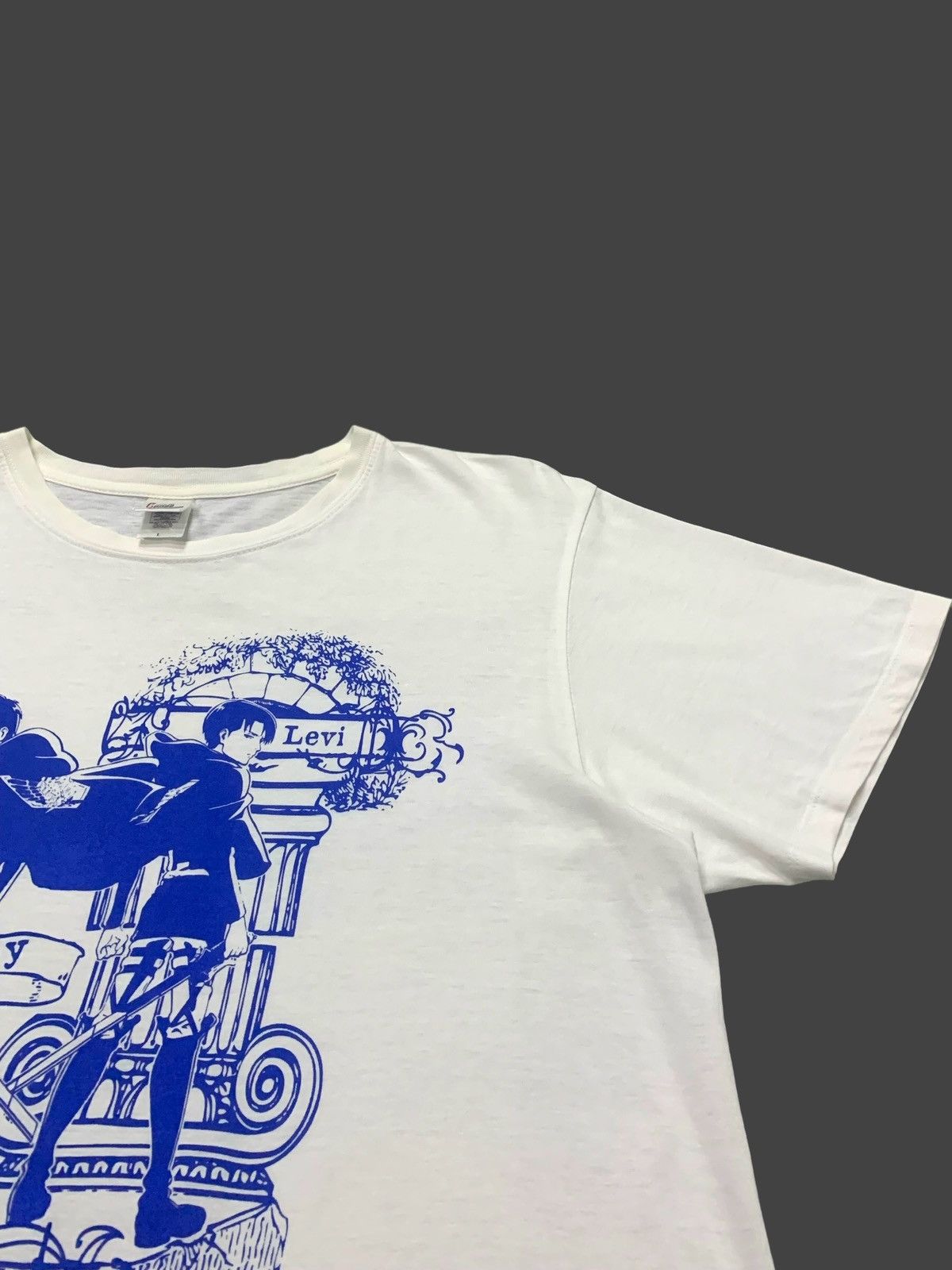 Anime × Cartoon Network × Japanese Brand Eren Yeager & Levi Attack on Titan Anime Y2K Tee Size US L / EU 52-54 / 3 - 3 Thumbnail