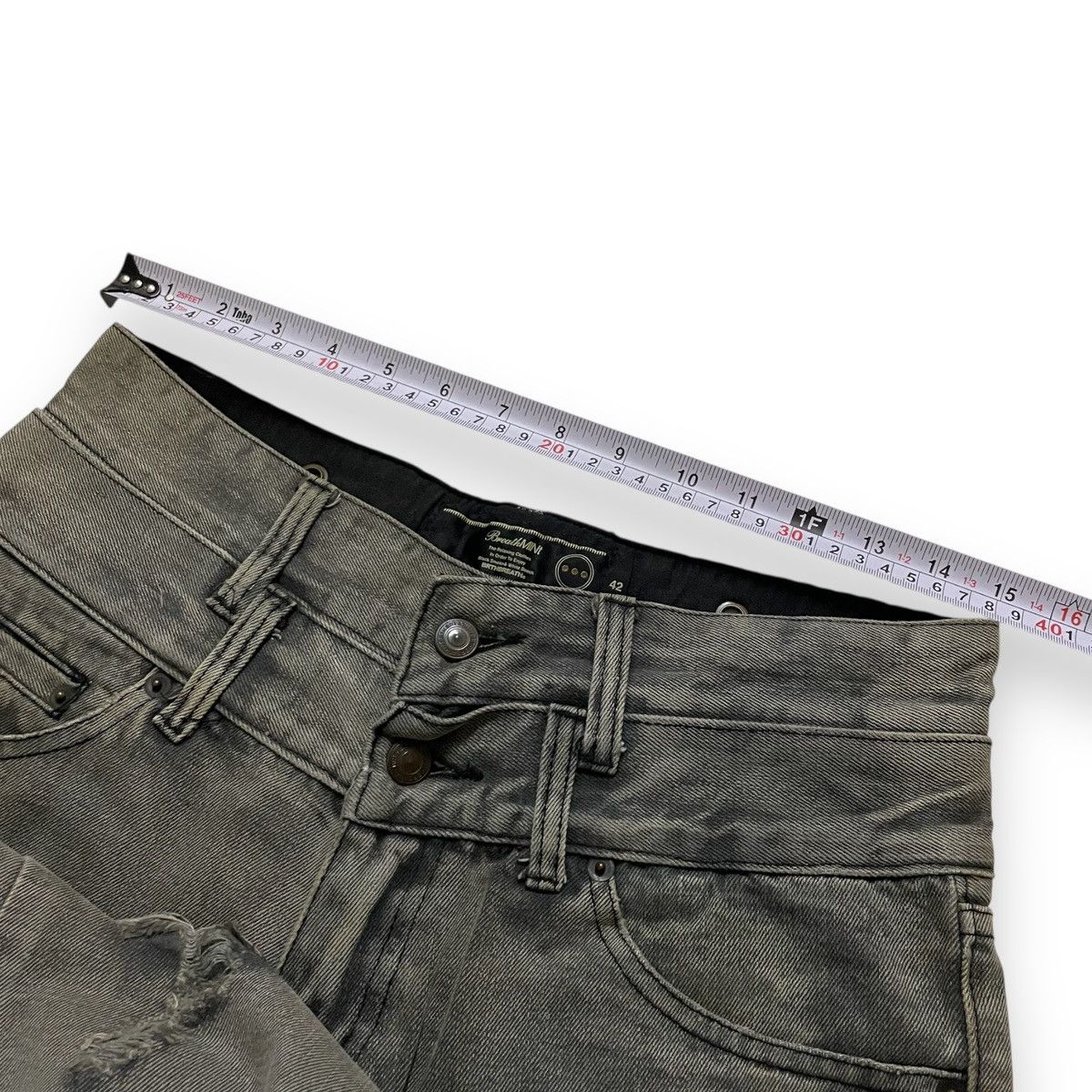 If Six Was Nine × Japanese Brand ORIGINAL LOOSE BIRTHBREATH BLACK SMOKE & WHITE BEACH (32×41) Size US 32 / EU 48 - 14 Thumbnail