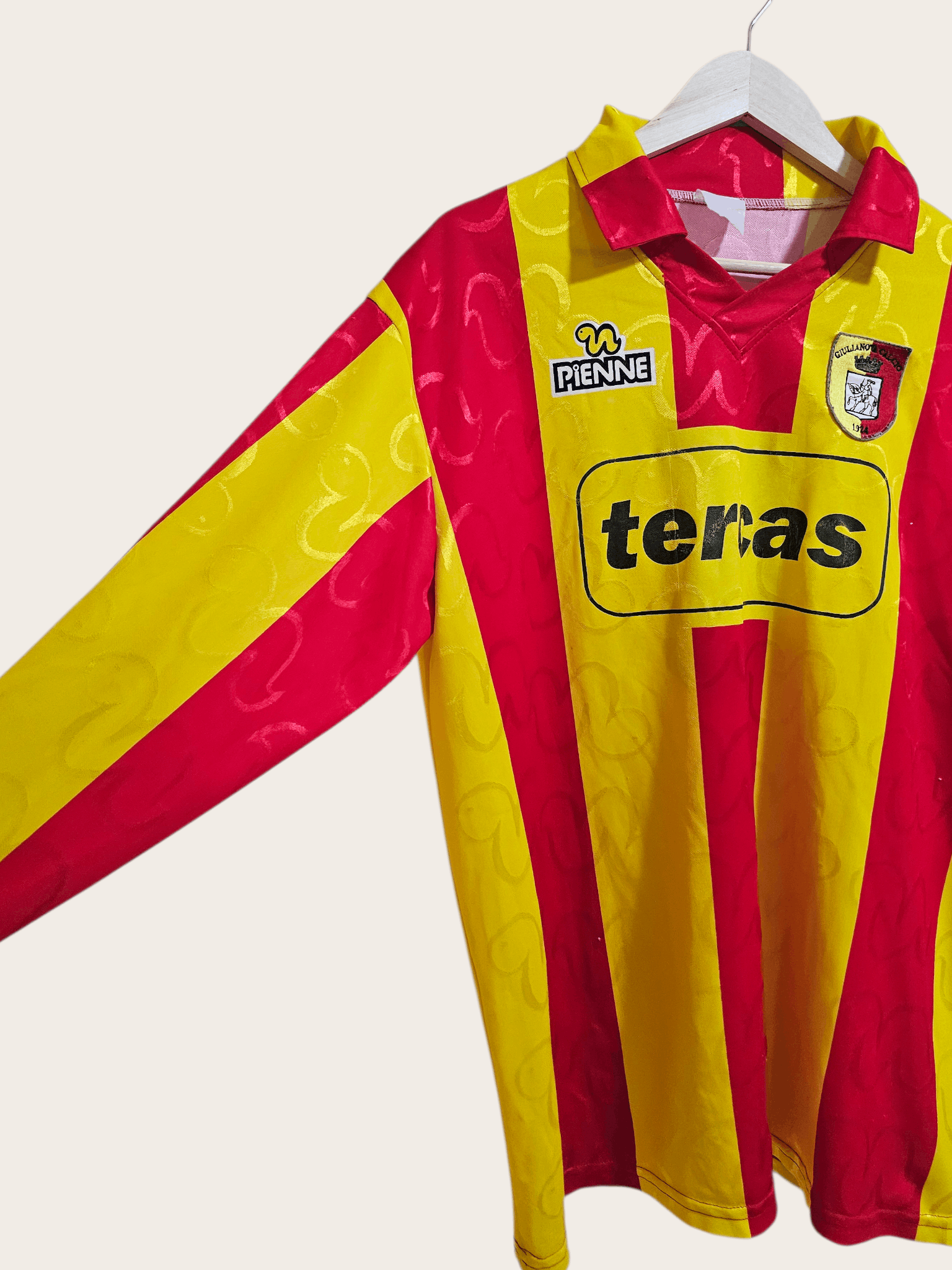 Vintage Giulianova Calcio 1999-00 Matchworn Long Sleeve #6 Kit Size US XL / EU 56 / 4 - 3 Thumbnail