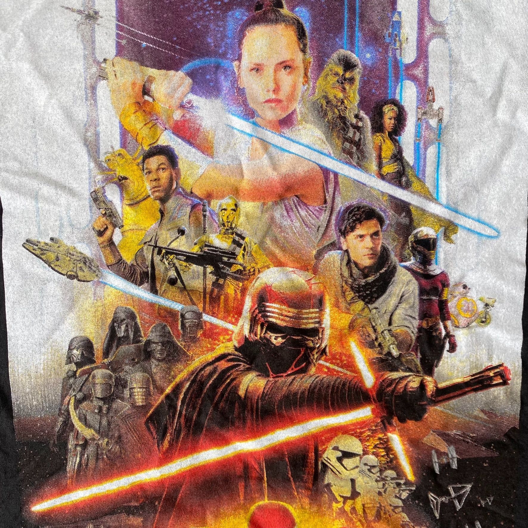 Star Wars Star Wars Rise of Skywalker Shirt Black Jedi Movie Promo Tee Size US M / EU 48-50 / 2 - 3 Thumbnail