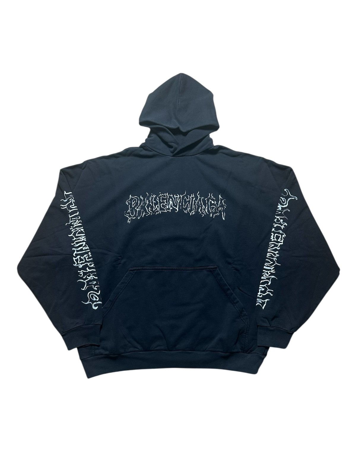 Balenciaga Metal DIY outline hoodie Sz4 NEW