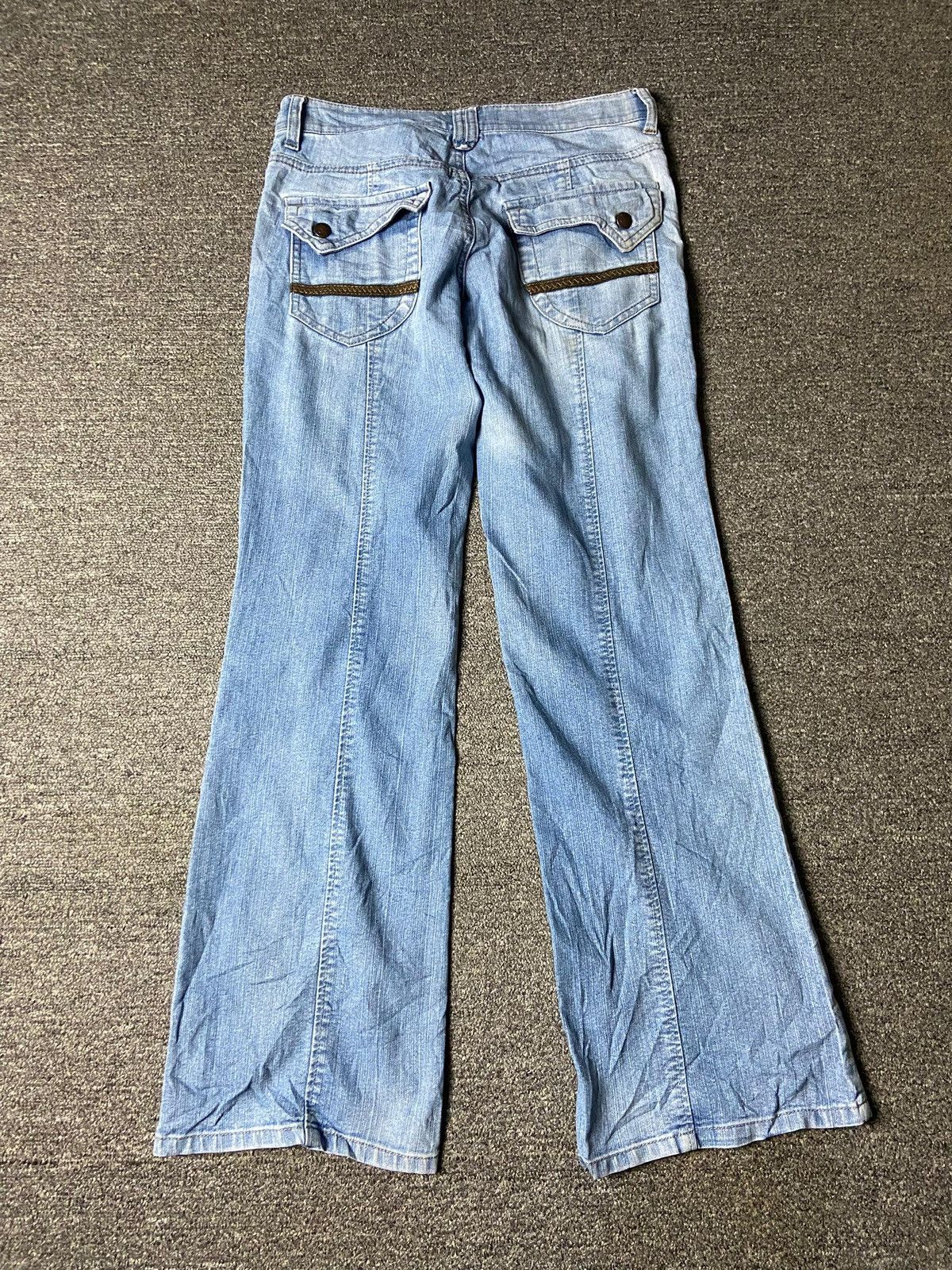 Japanese Brand Japanese Brand Denim Jeans with Vertical Seams (165) Size US 30 / EU 46 - 2 Thumbnail